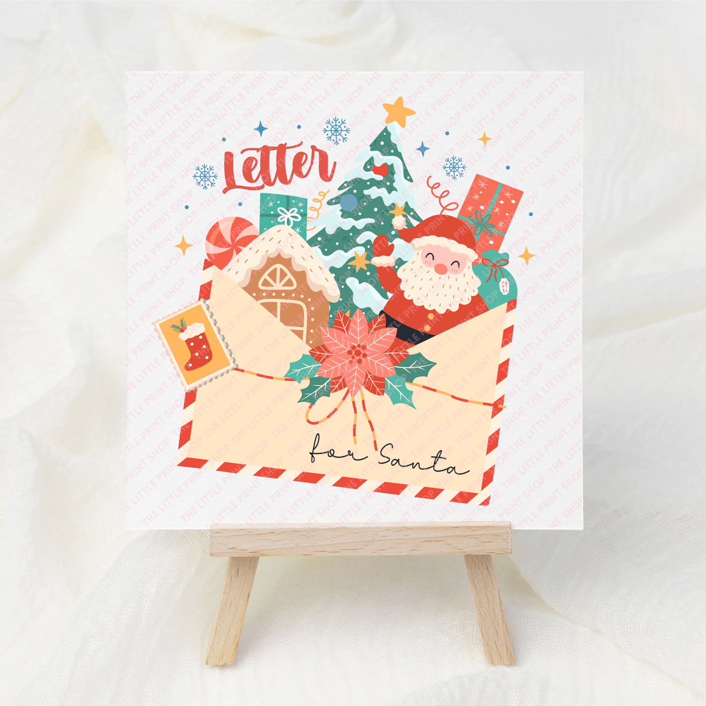 Santa Letter - UV DTF 3 inch Decal