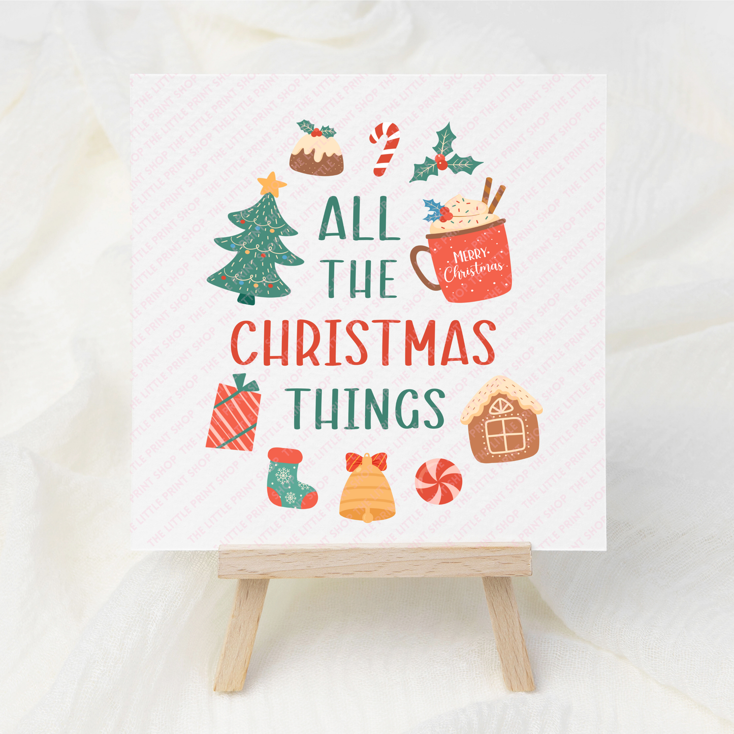 All The Christmas Things - UV DTF 3 inch Decal
