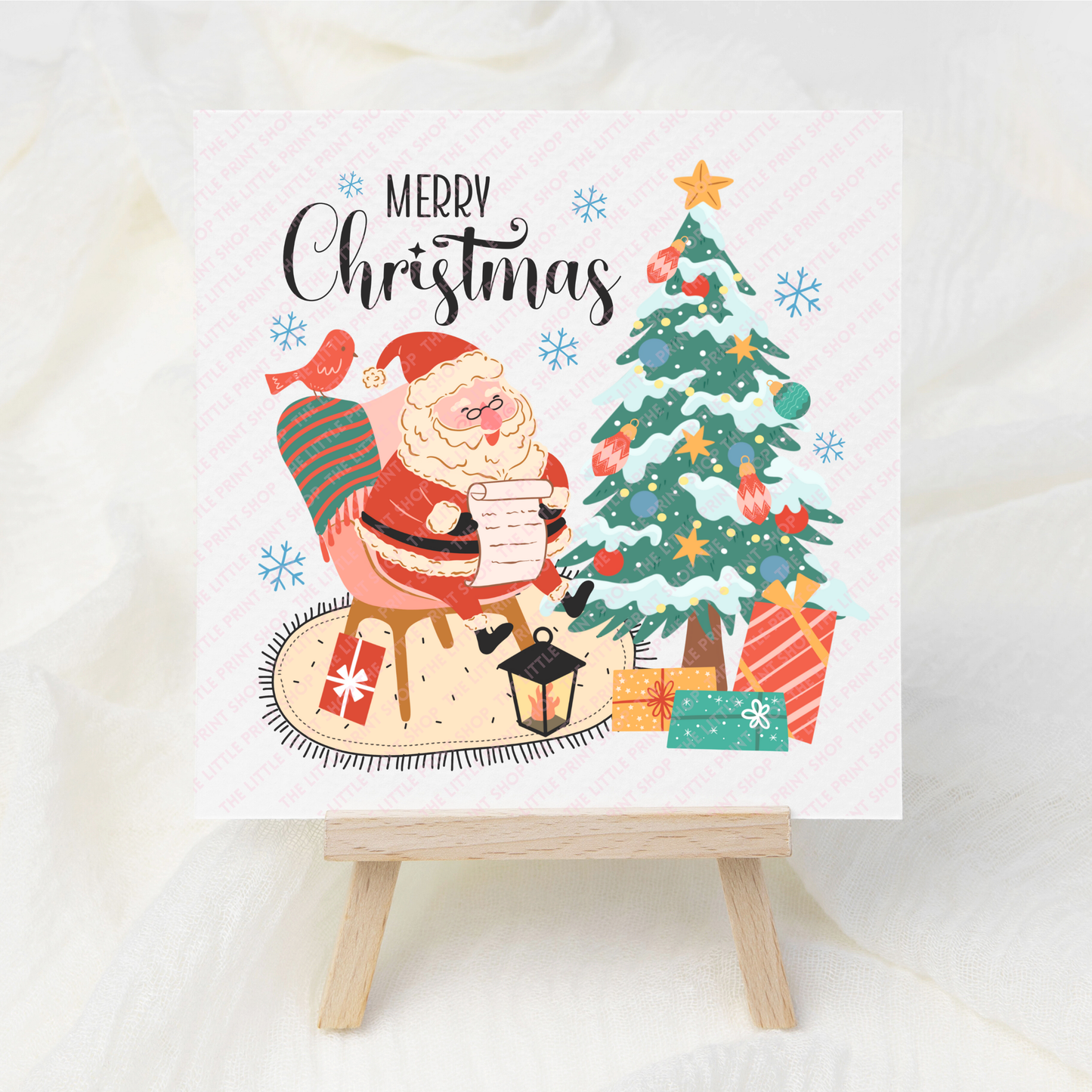 Christmas Scene - UV DTF 3 inch Decal