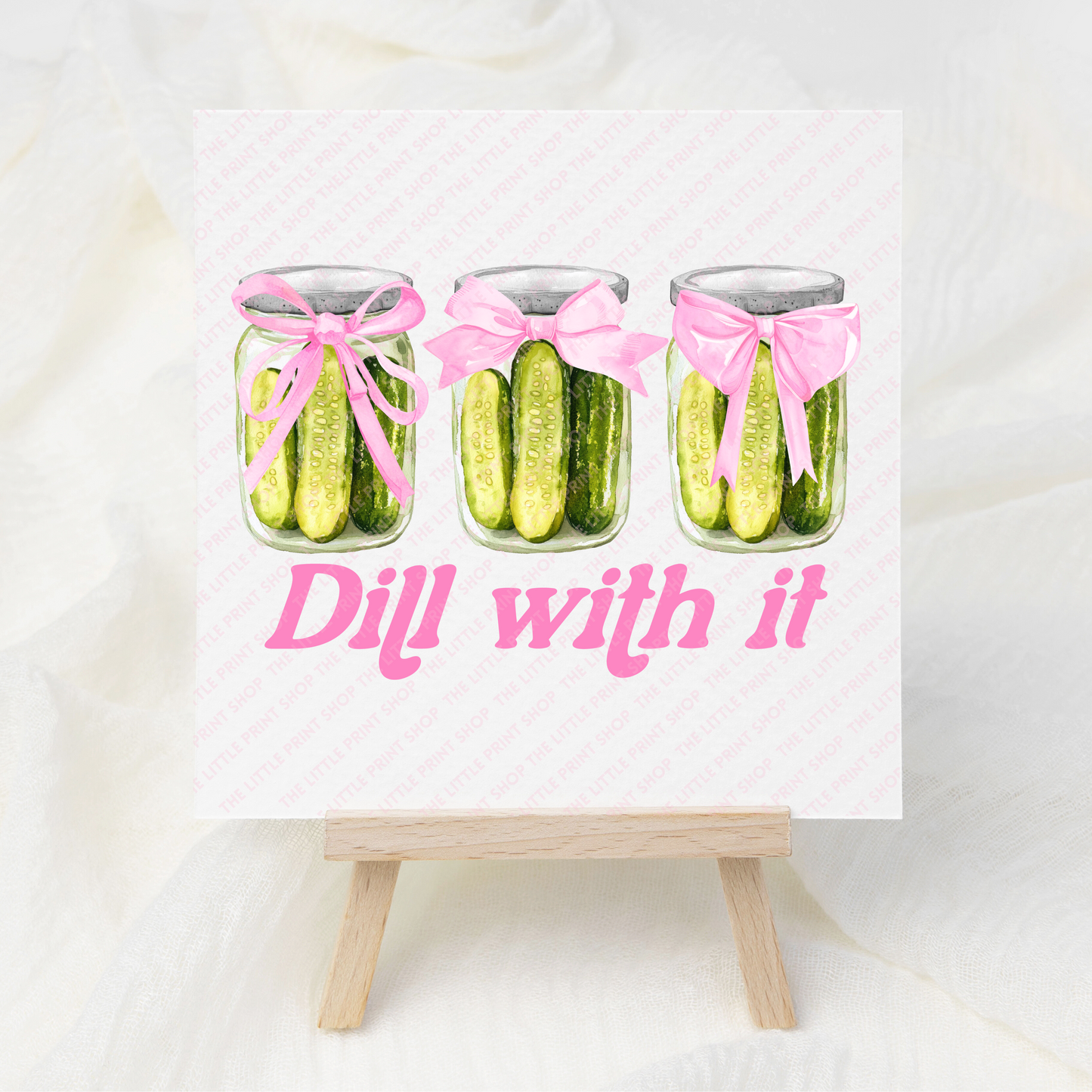 Dill With It - UV DTF 3 inch Decals