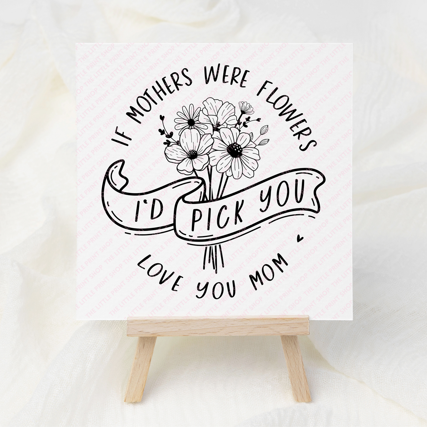 I'd Pick You - UV DTF 3 inch Decals