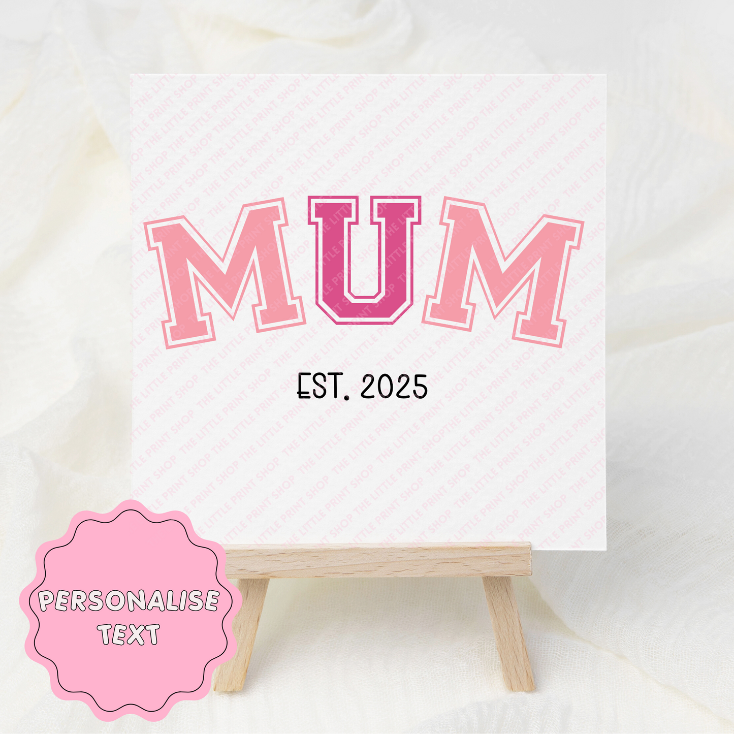 Mum EST - UV DTF 3 inch Decals