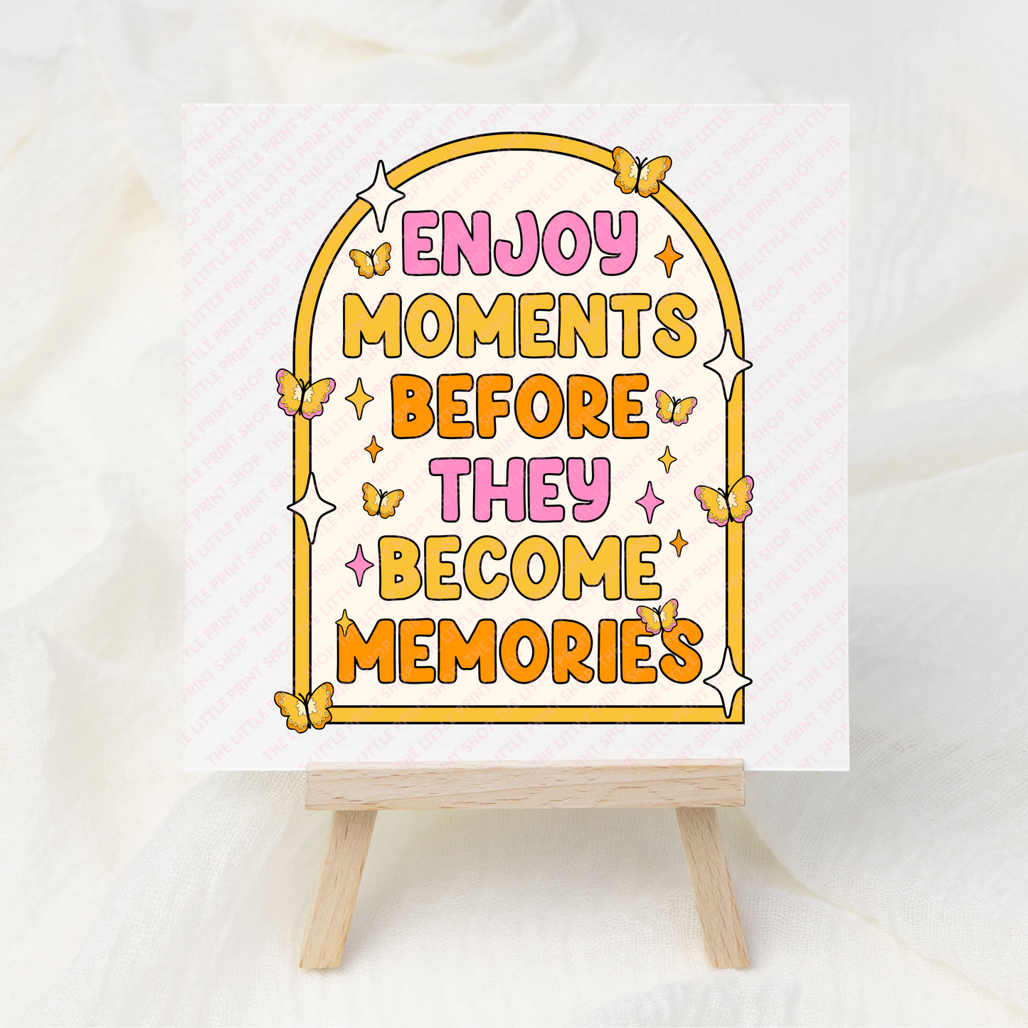Enjoy Moments - UV DTF 3 inch Decals