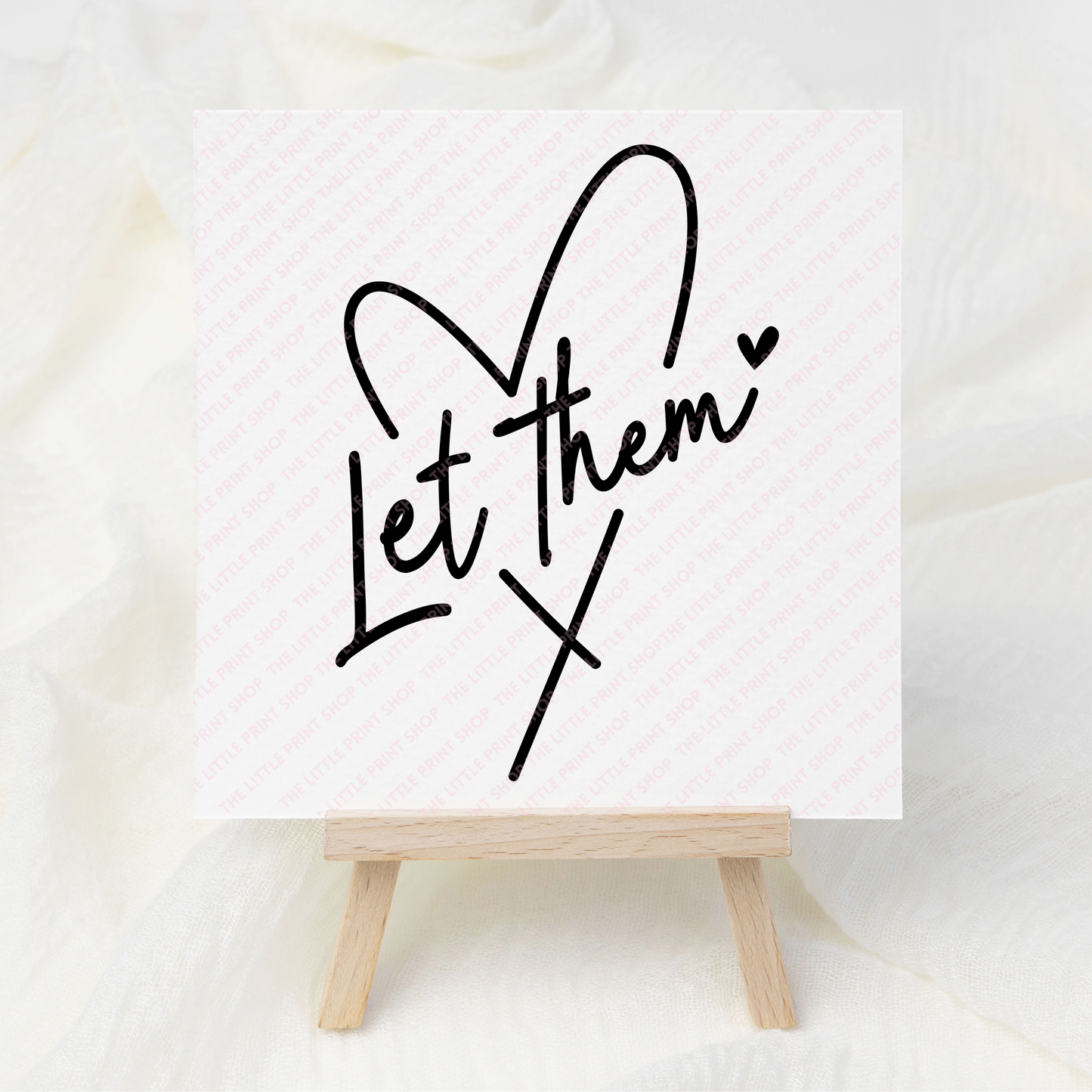 Let Them - UV DTF 3 inch Decals