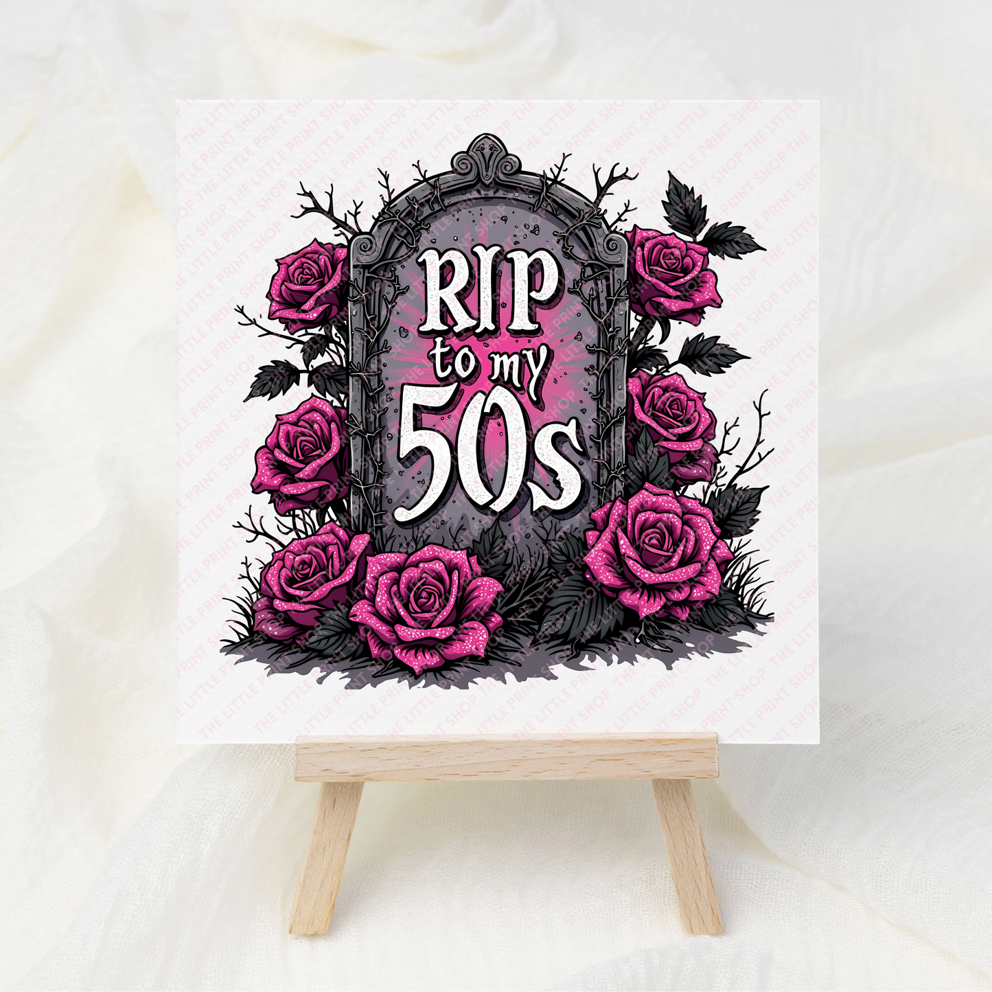 RIP 50s - UV DTF 3 inch Decals