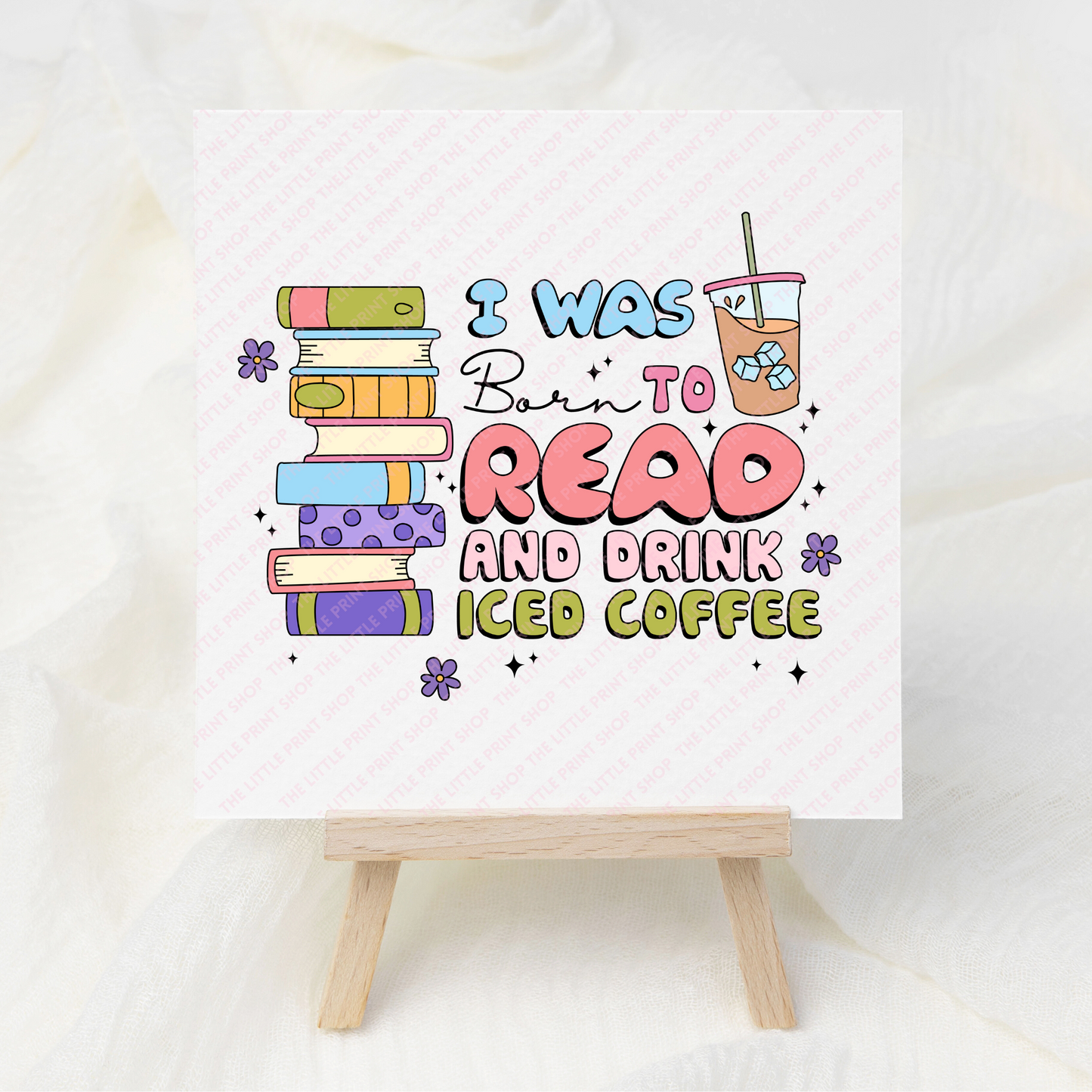 Born To Read - UV DTF 3 inch Decals