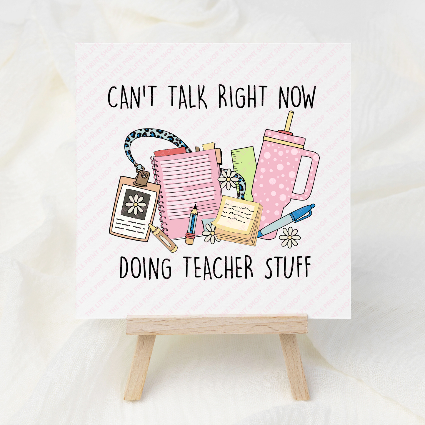 Doing Teacher Stuff - UV DTF 3 inch Decals