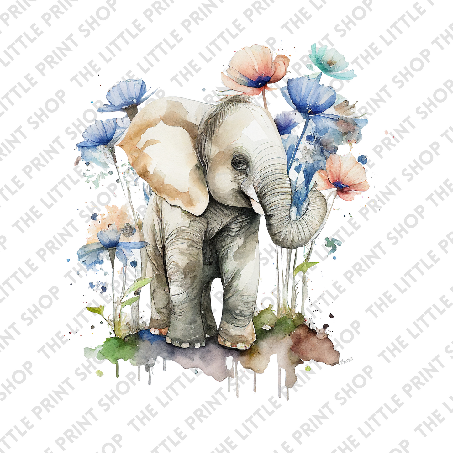 Elephant Art - UV DTF 3inch Decal