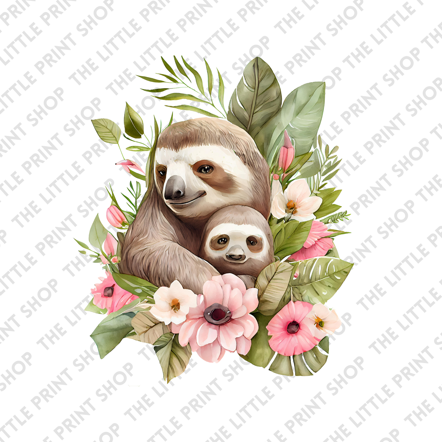 Sloth - UV DTF 3inch Decal