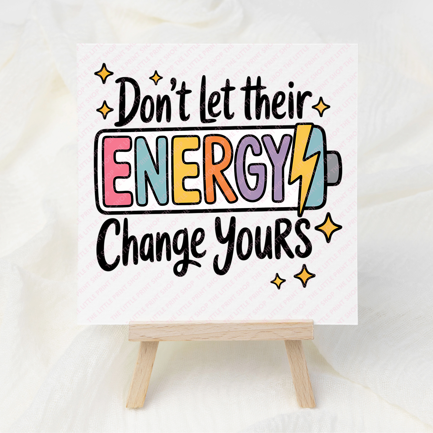 Energy - UV DTF 3 inch Decals