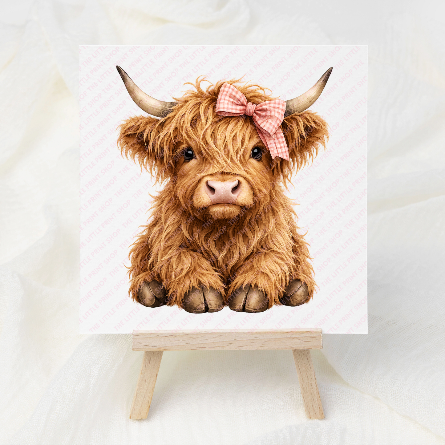 Highland Cow - UV DTF 3 inch Decal
