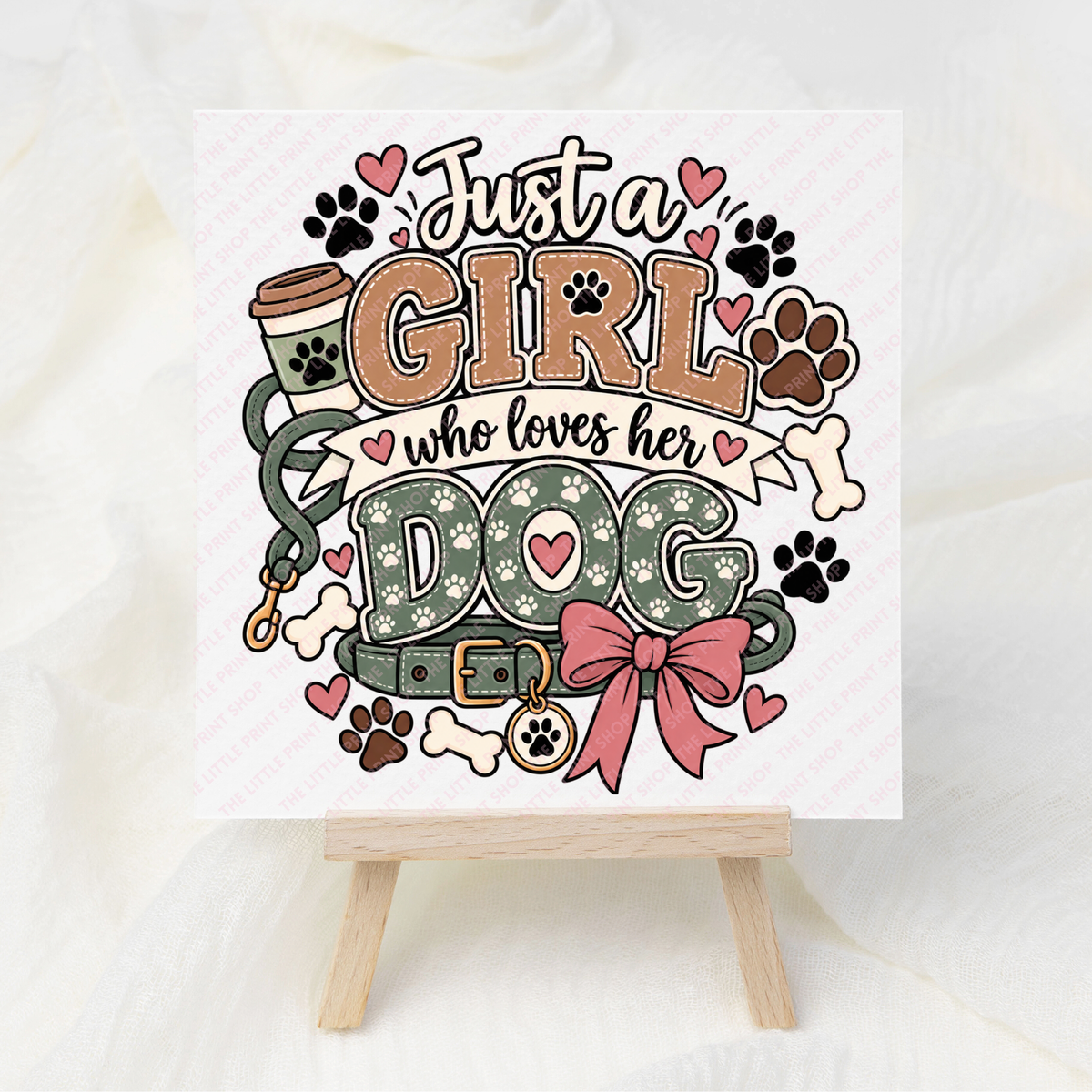 Just A Girl - UV DTF 3 inch Decals