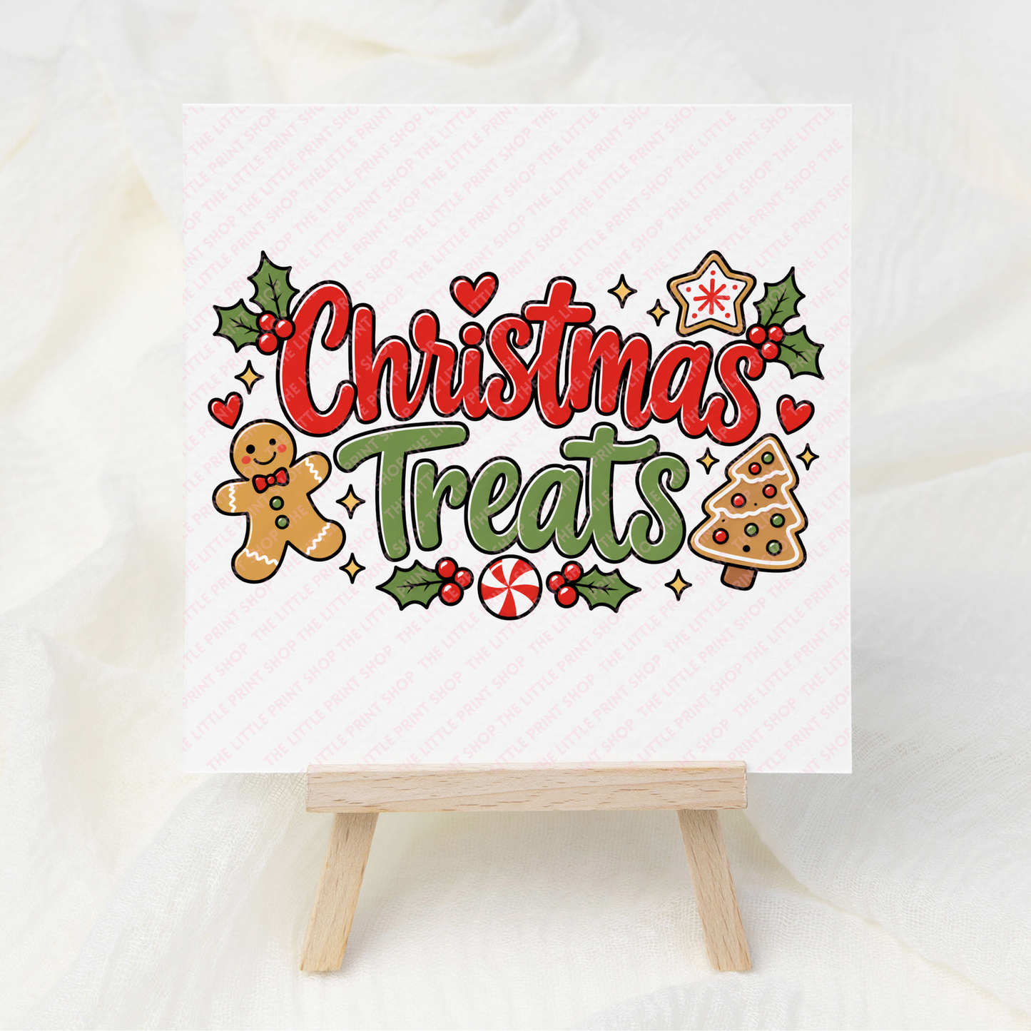 Christmas Treats - UV DTF 3 inch Decal