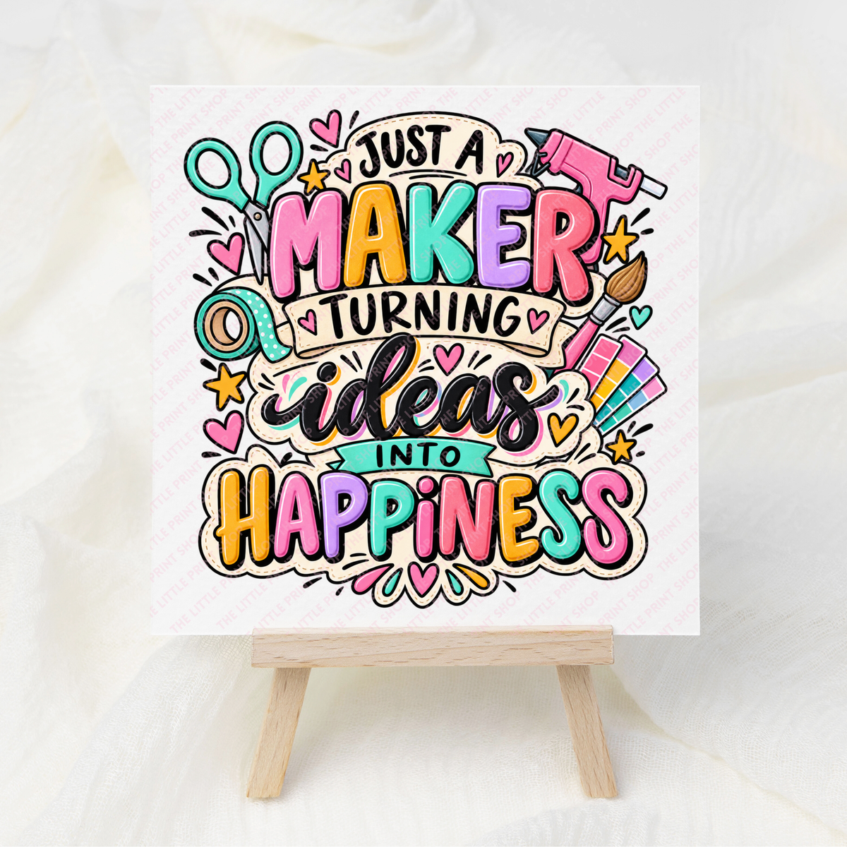 Just A Maker - UV DTF 3 inch Decal