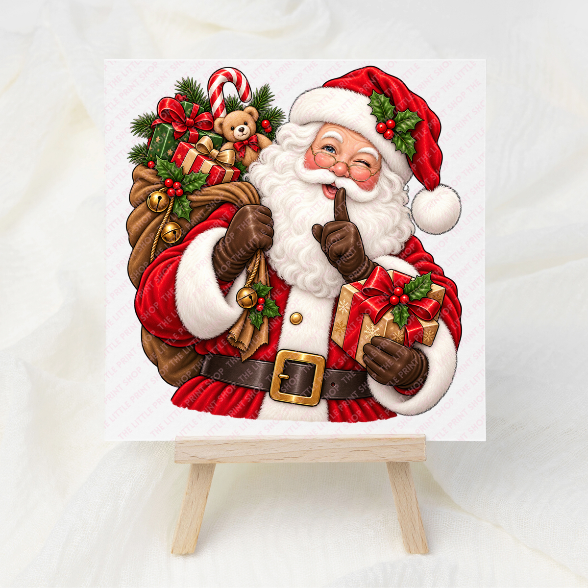 Santa - UV DTF 3 inch Decal