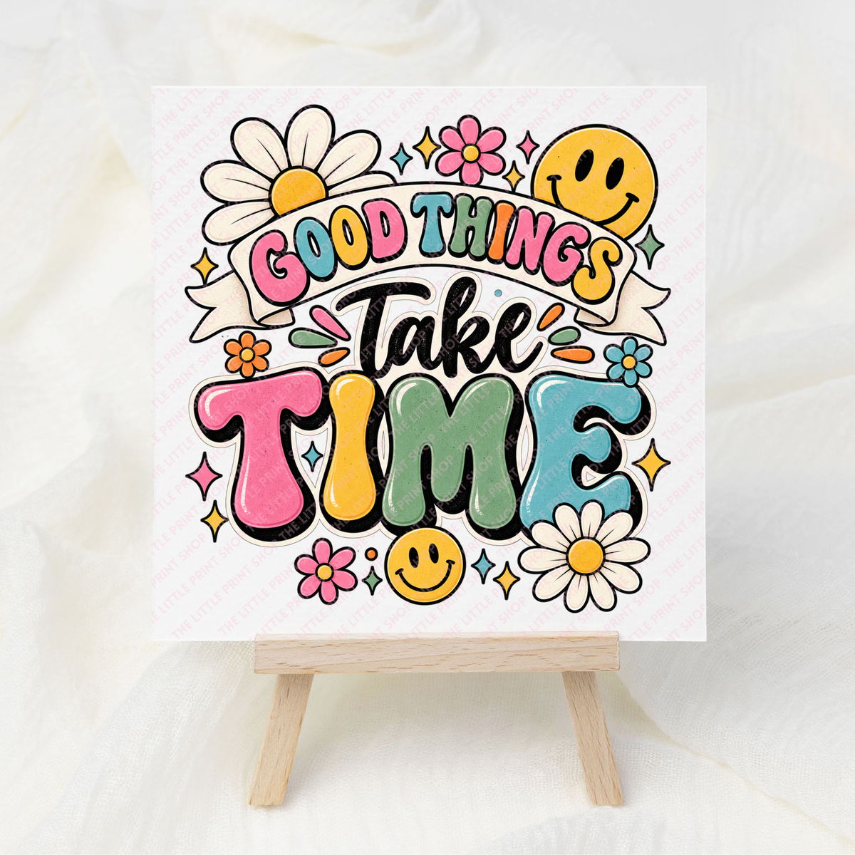 Take Time - UV DTF 3 inch Decal
