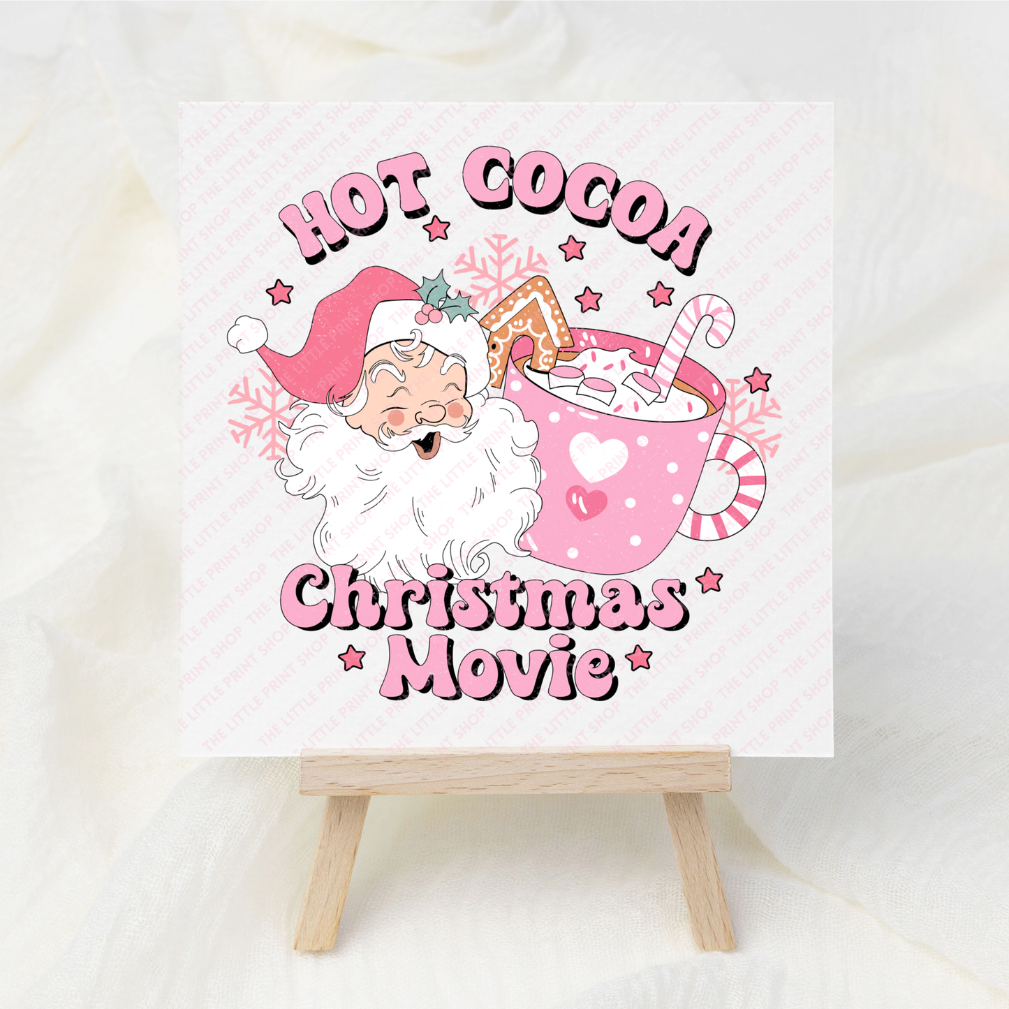 Pink Cocoa - UV DTF 3 inch Decal