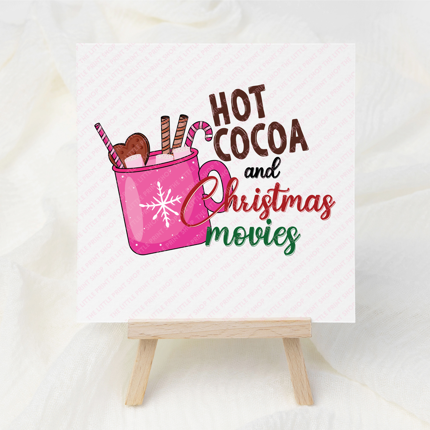 Hot Cocoa - UV DTF 3 inch Decal