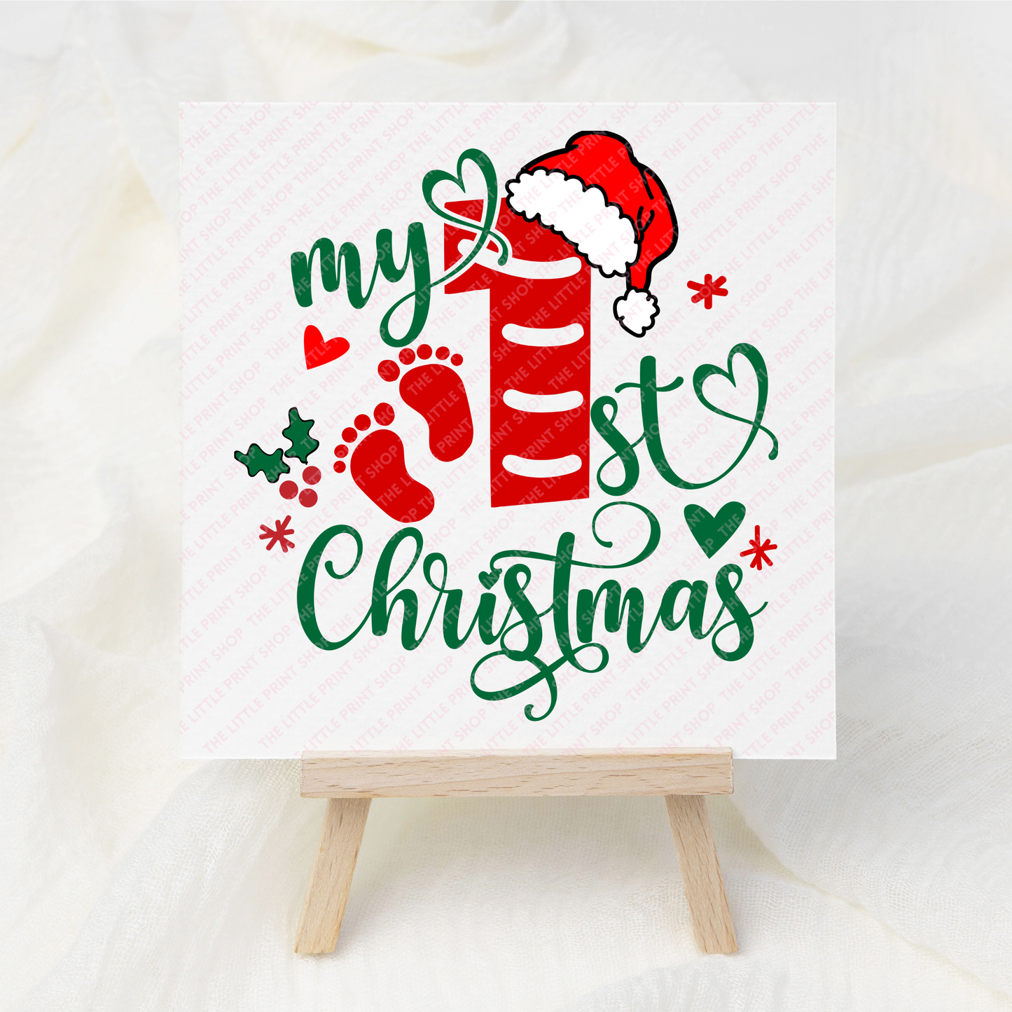 My 1st Christmas - UV DTF 3 inch Decal