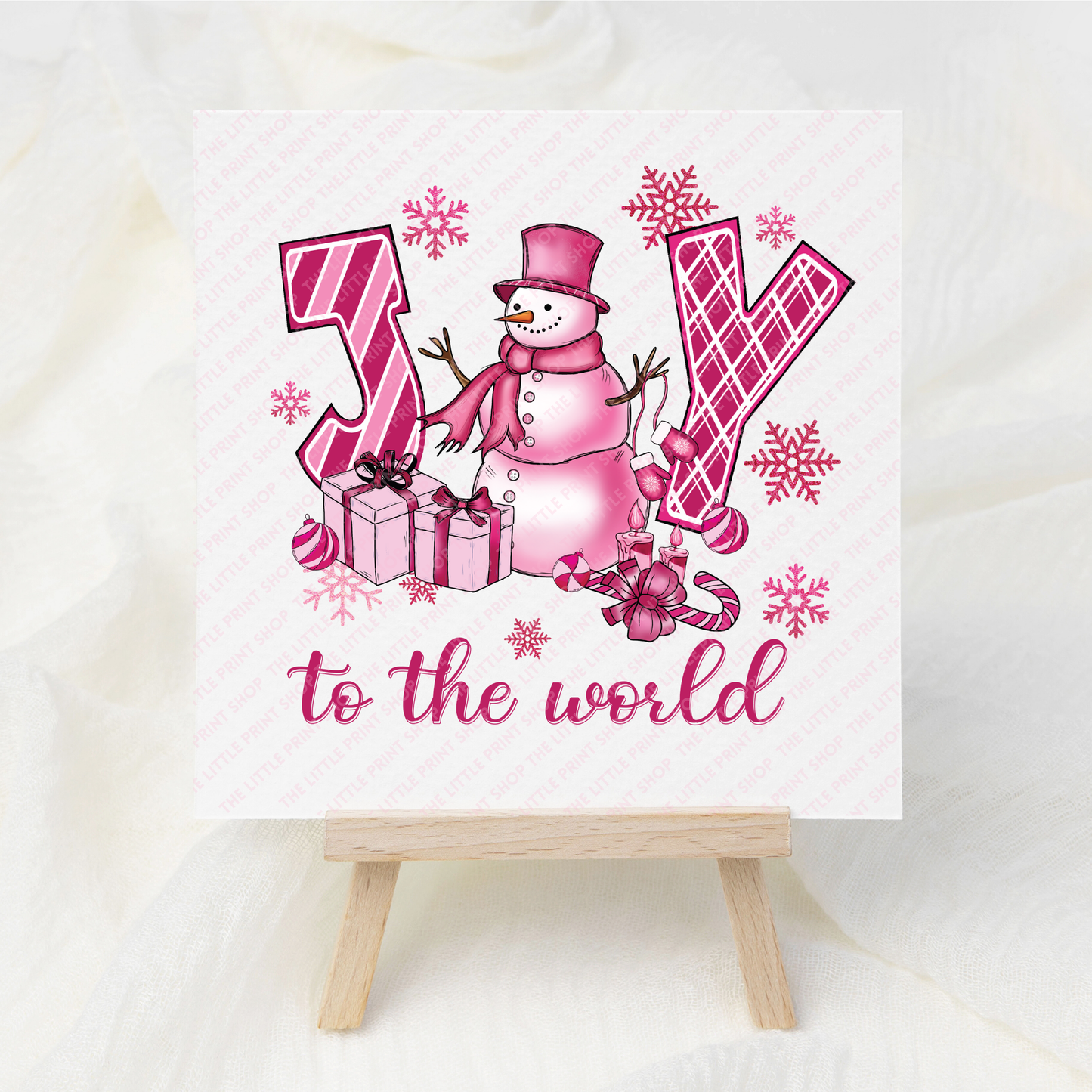 Joy To The World - UV DTF 3 inch Decal