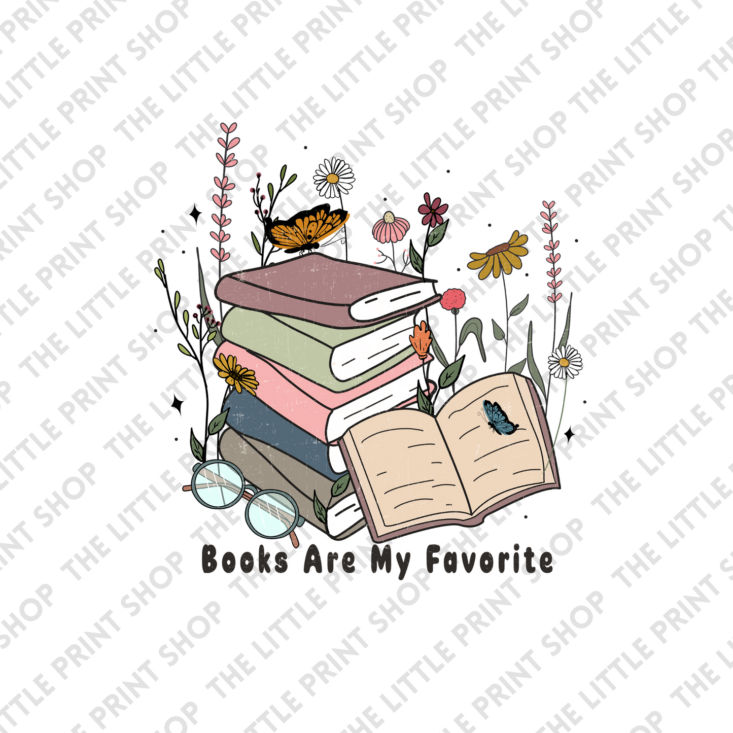Books - UV DTF 3 Inch Decal