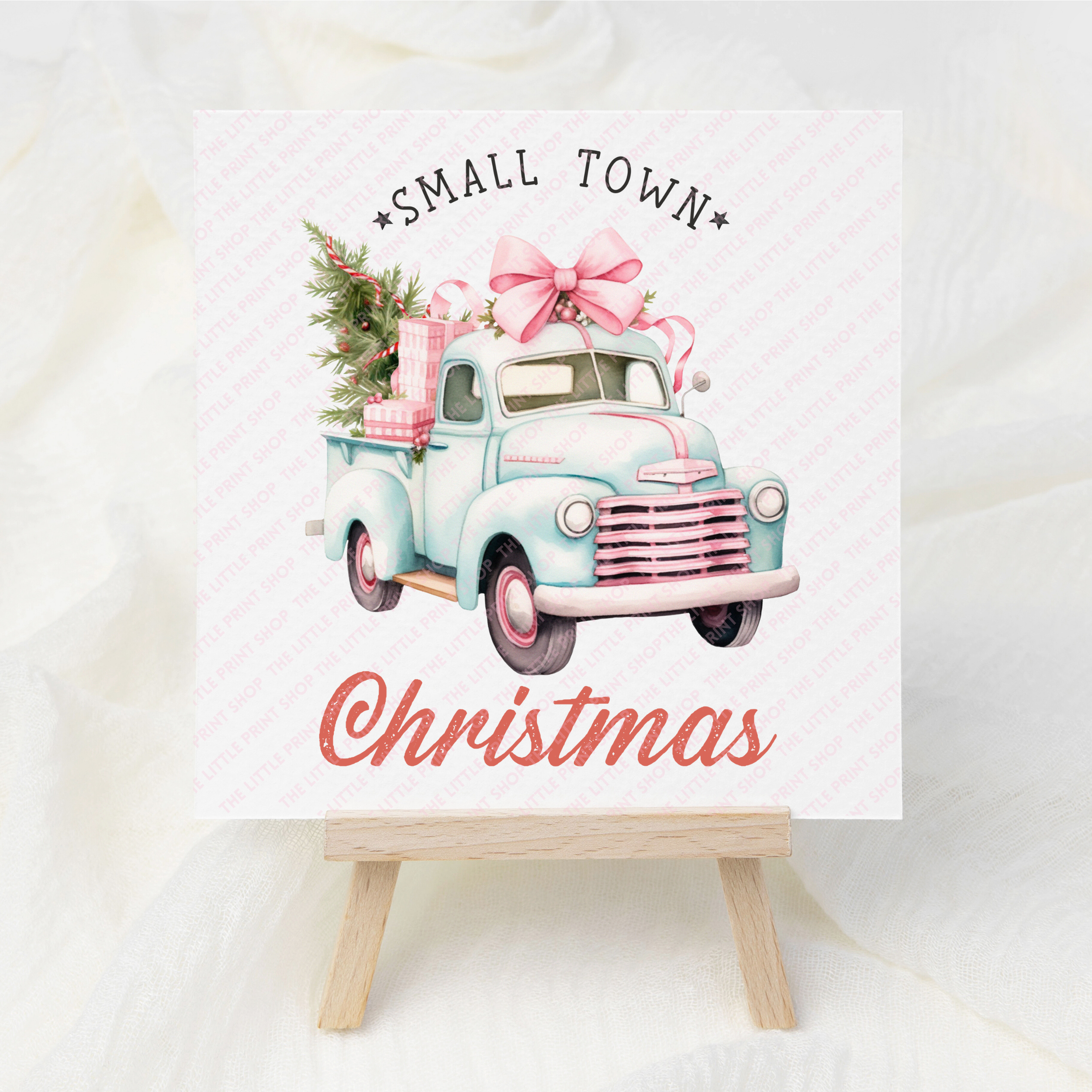 Small Town Christmas - UV DTF 3 inch Decal – Little Print Shop