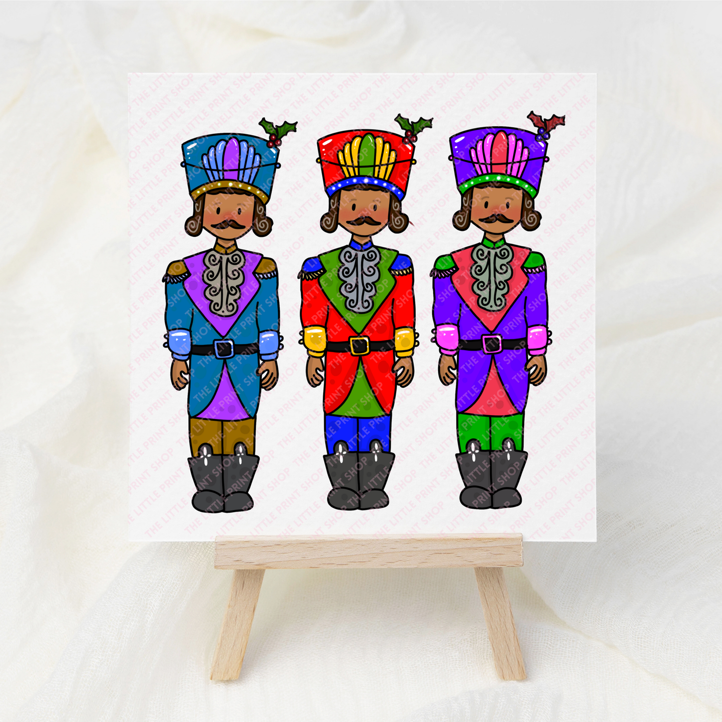 Nutcracker Trio - UV DTF 3 inch Decal
