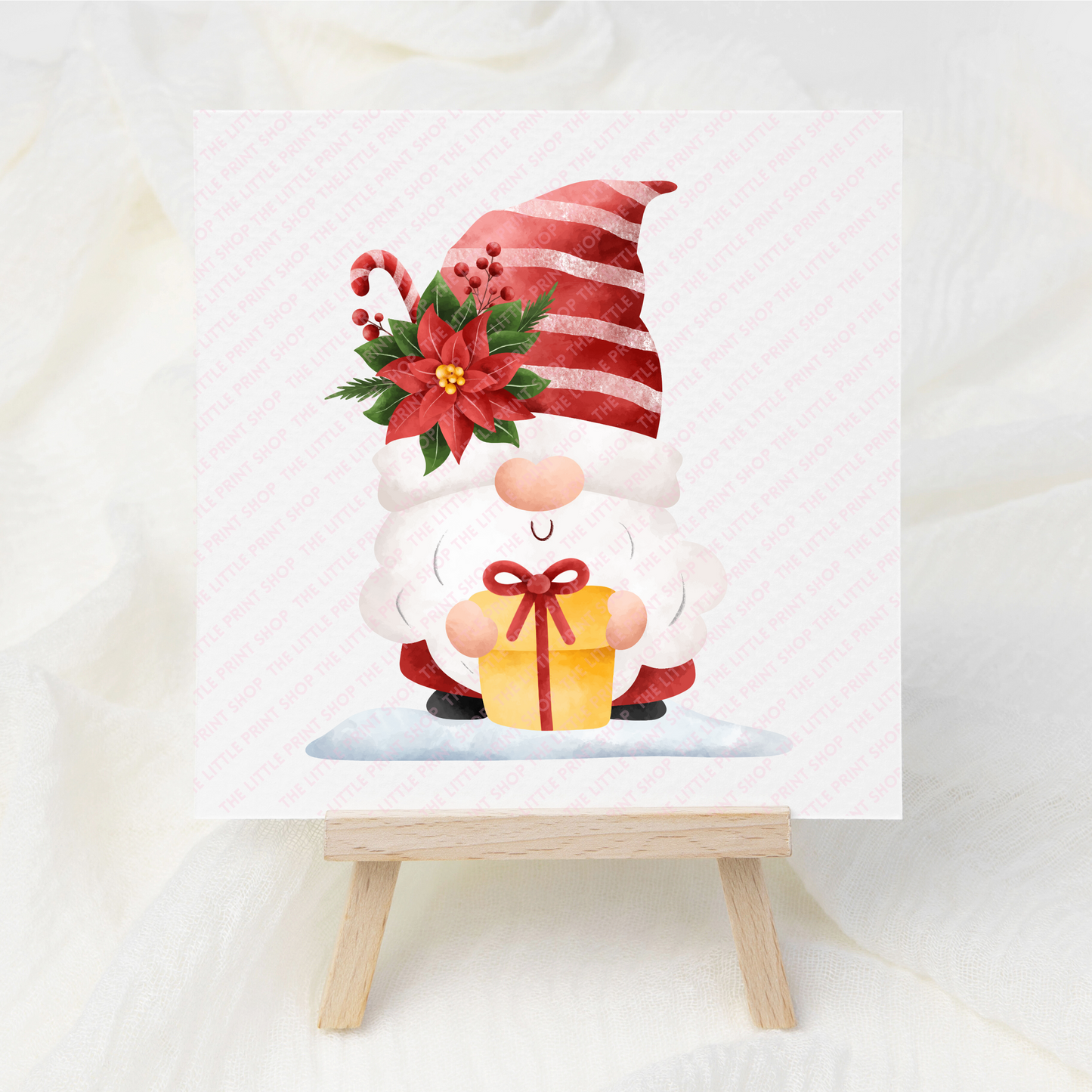 Christmas Gonk Red - UV DTF 3 inch Decal