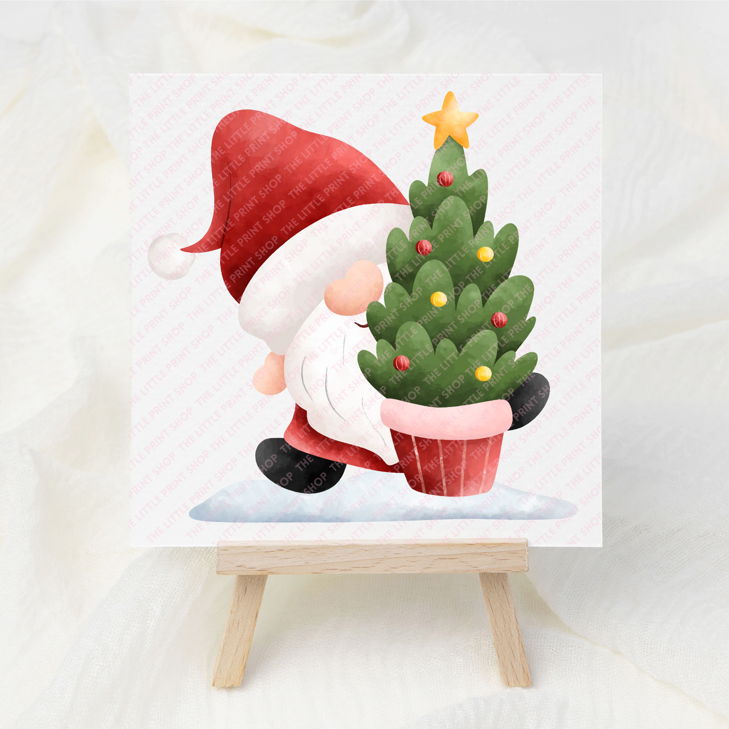 Gonk Christmas Tree - UV DTF 3 inch Decal