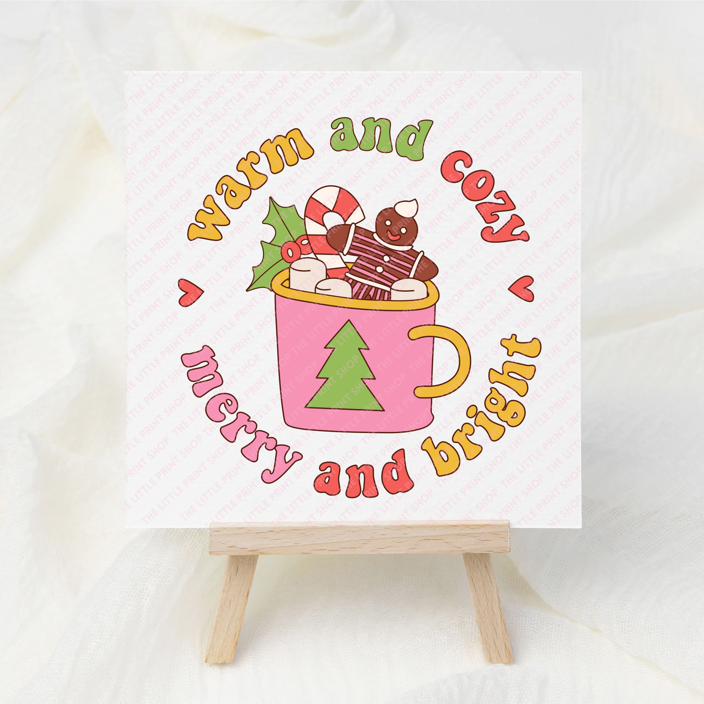 Warm & Cozy - UV DTF 3 inch Decal
