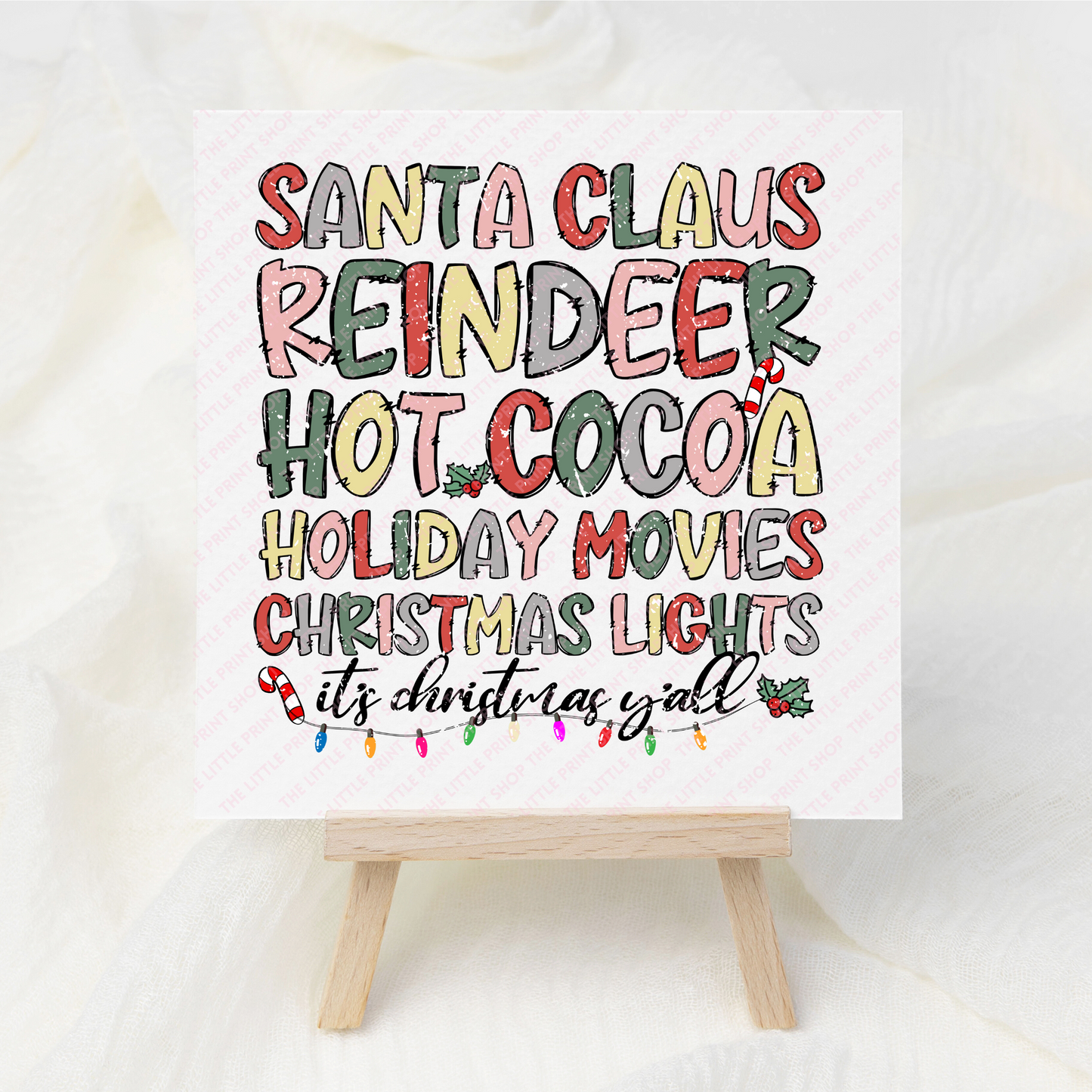 Christmas Quote - UV DTF 3 inch Decal