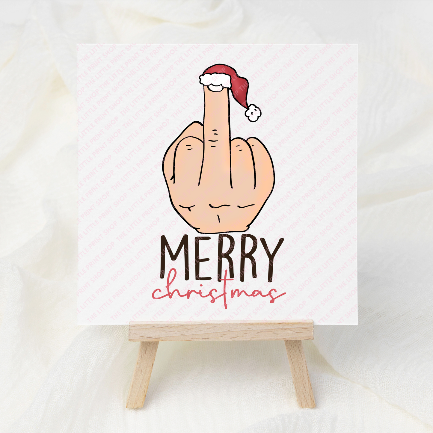 Merry Christmas - UV DTF 3 inch Decal