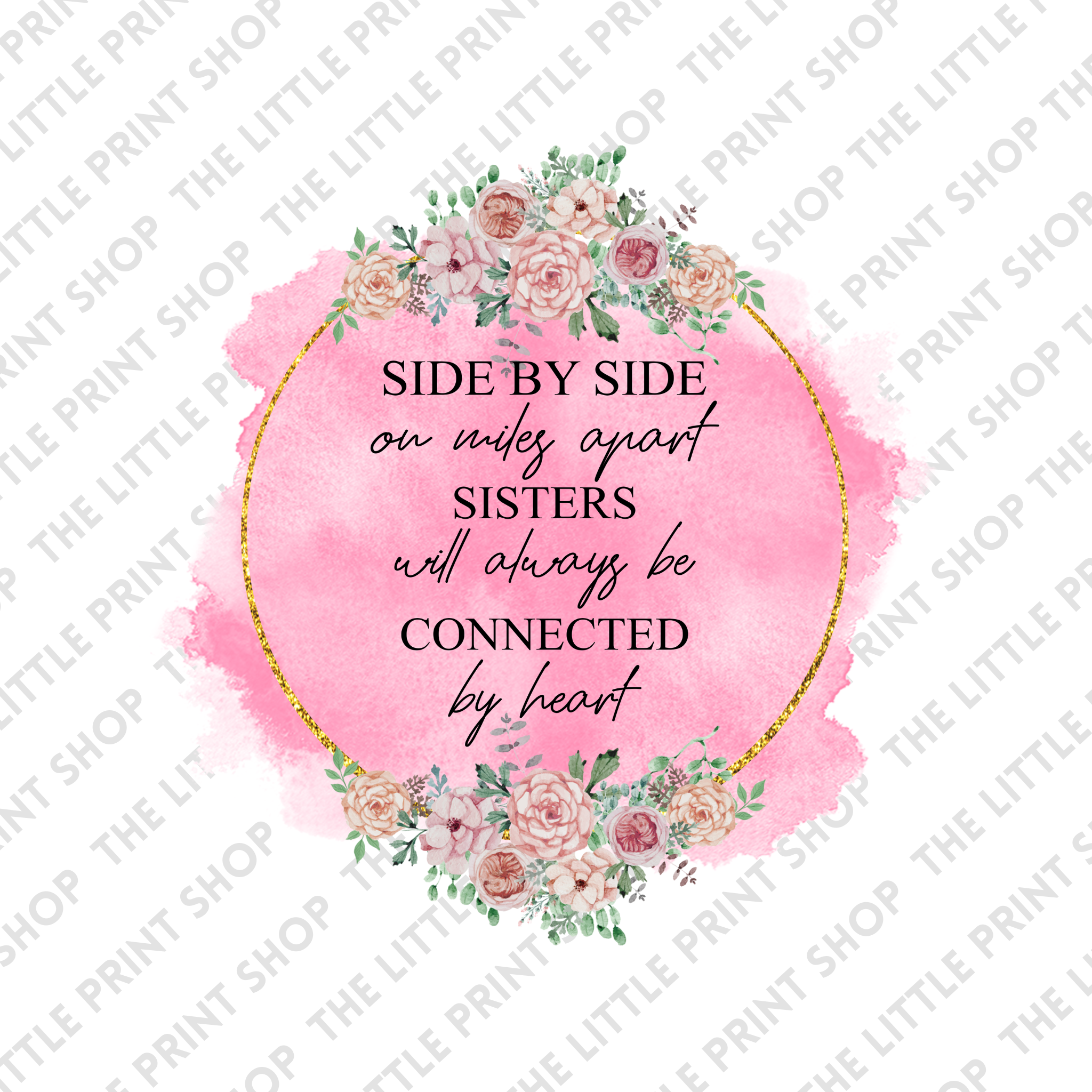 Side By Side - UV DTF 3 inch Decal – Little Print Shop