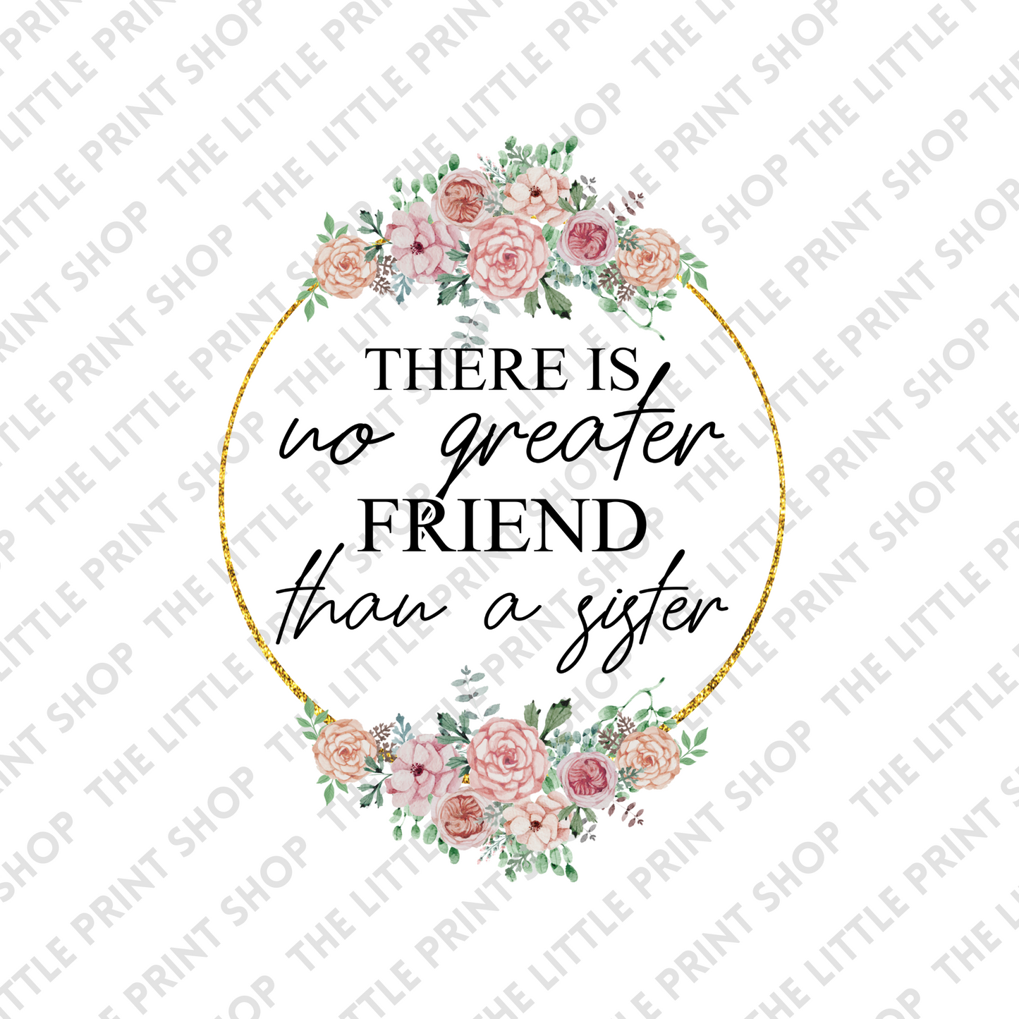 No Greater Friend - UV DTF 3 inch Decal