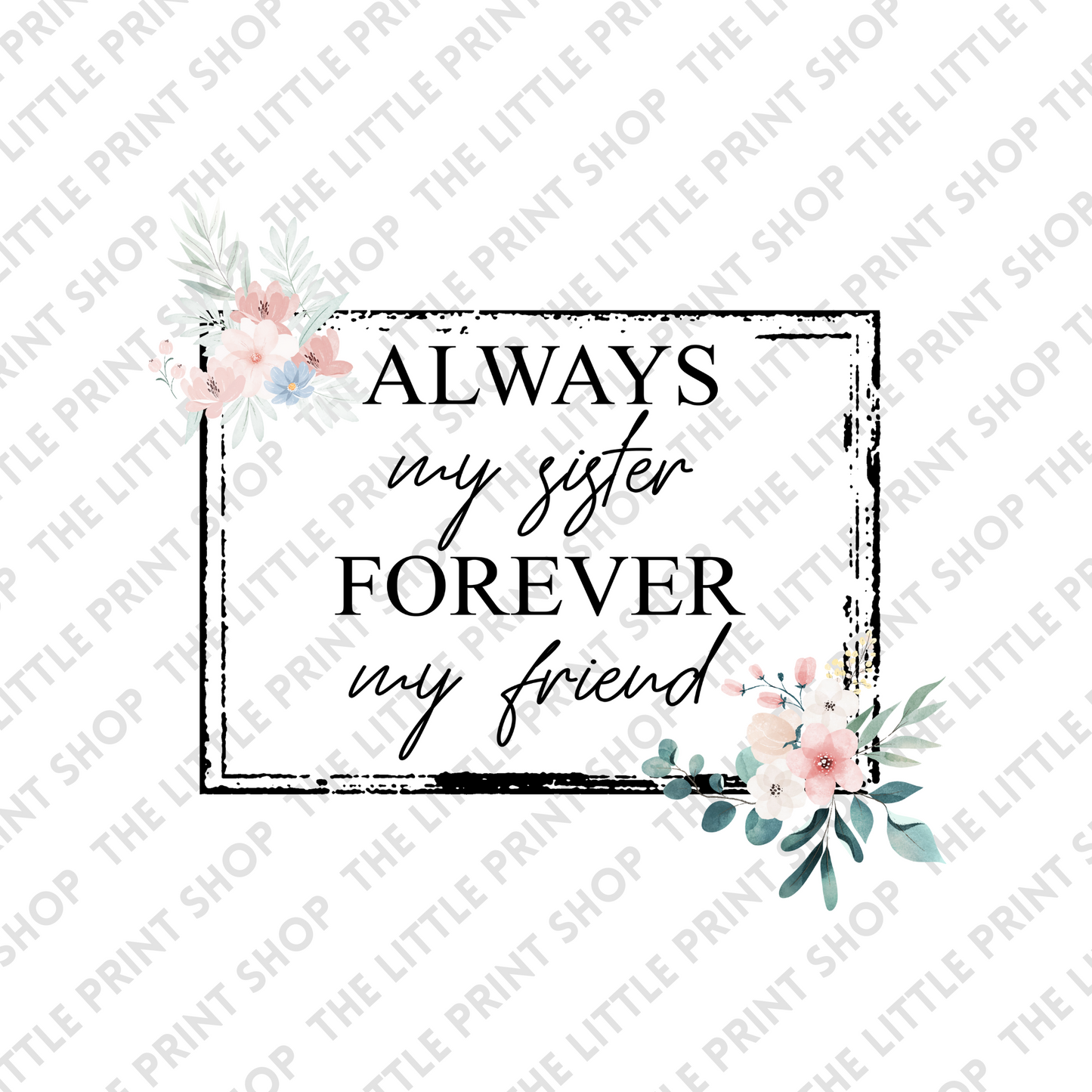 Forever My Friend - UV DTF 3 inch Decal