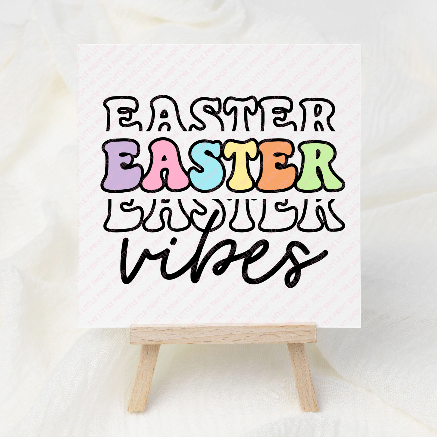 Easter Vibes - UV DTF 3 inch Decal