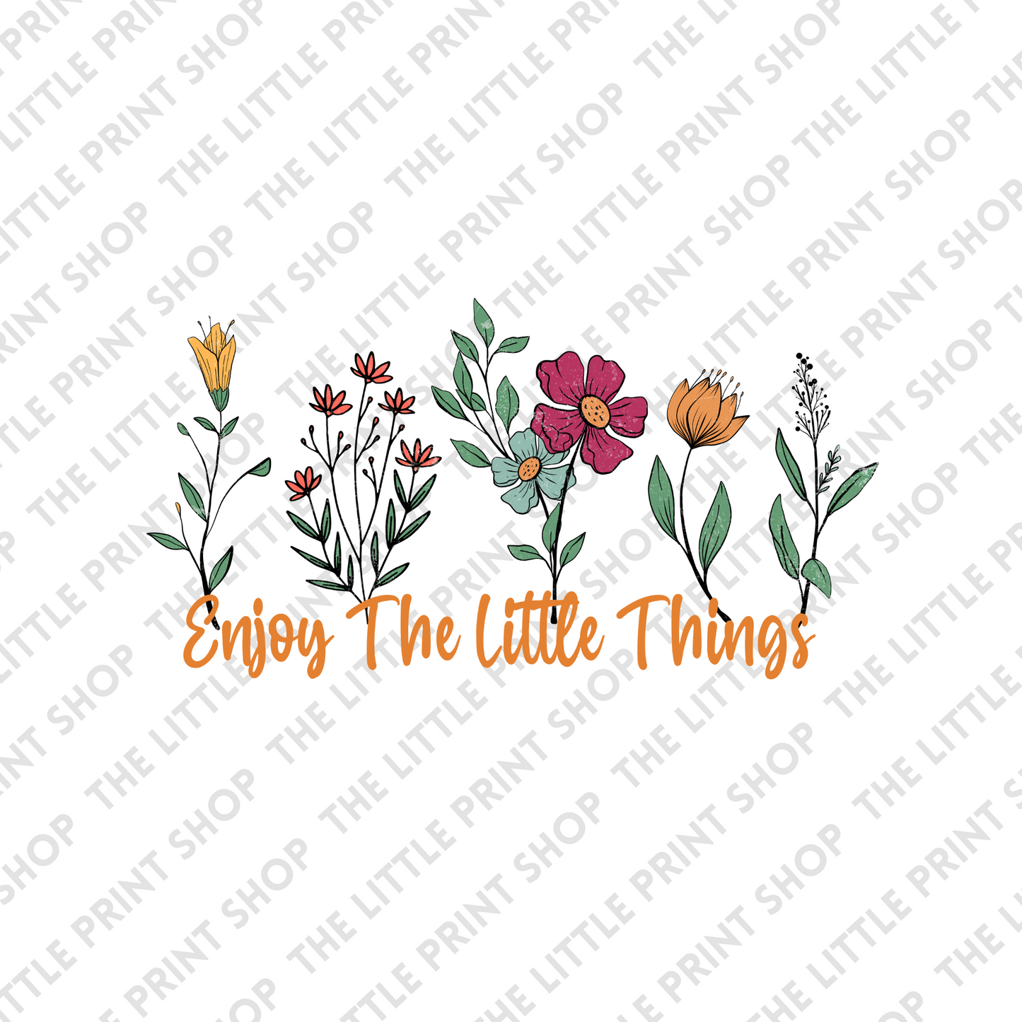 Enjoy The Little Things - UV DTF 3 inch Decal