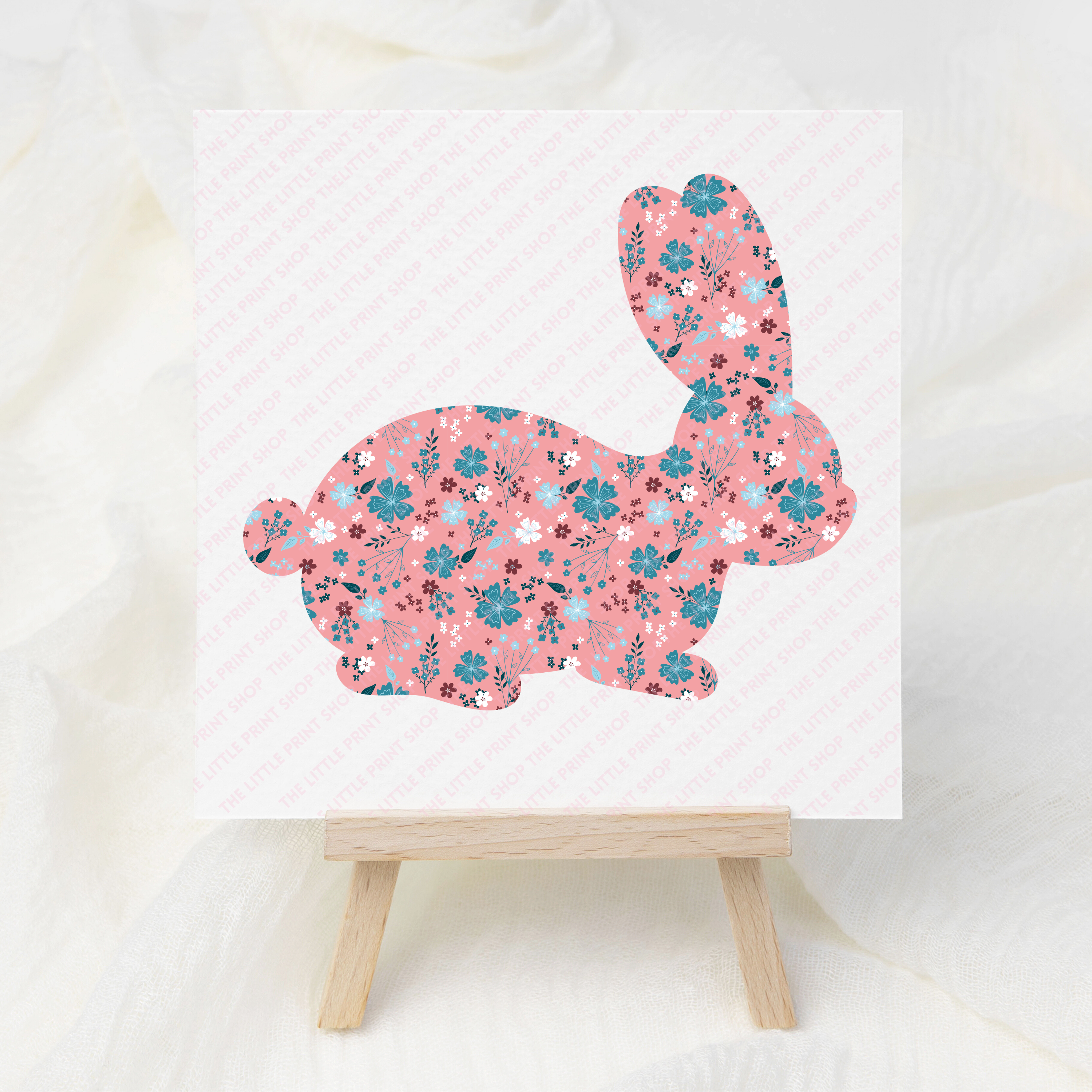 Pink Bunny - UV DTF 3 inch Decal – Little Print Shop