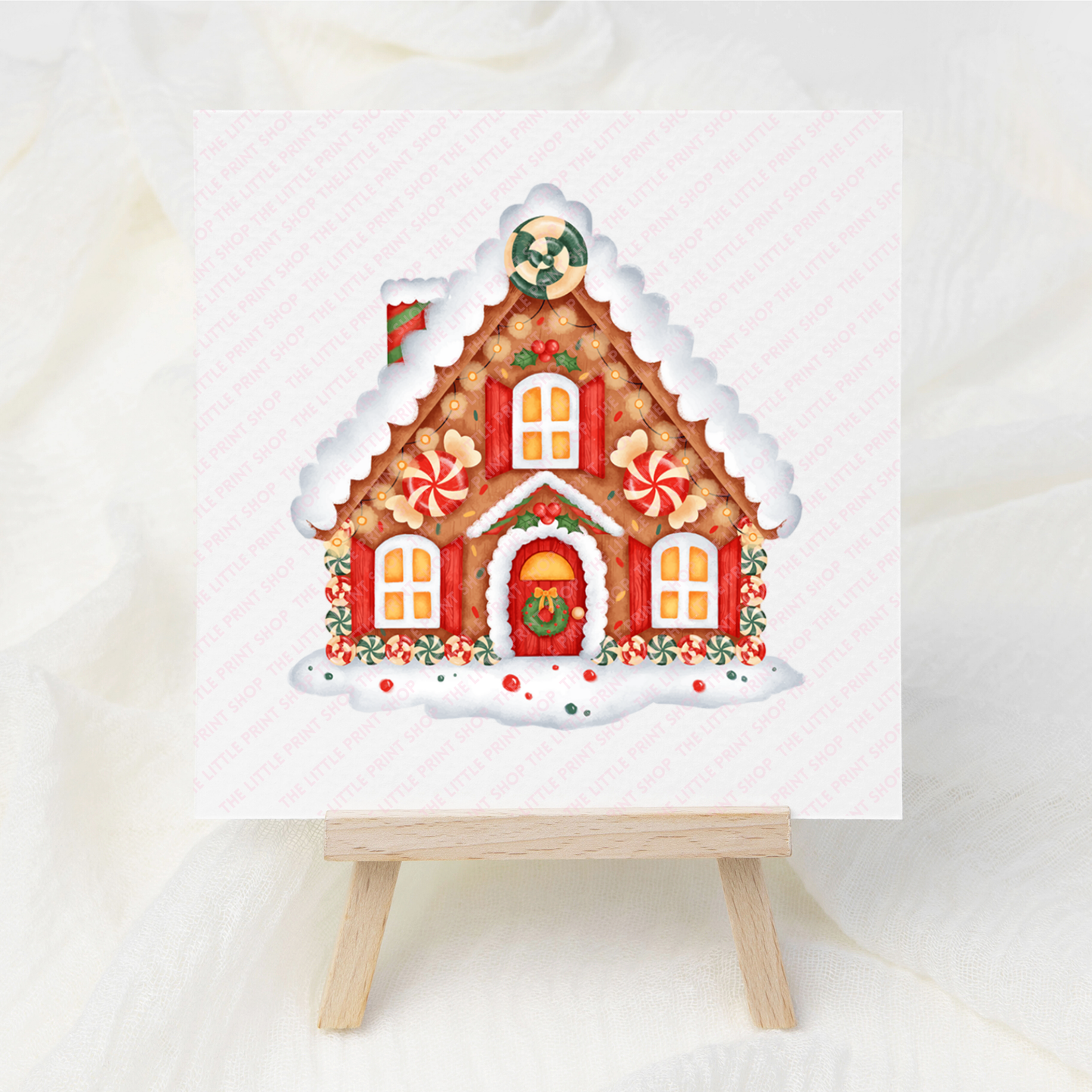 Gingerbread House - UV DTF 3 inch Decal