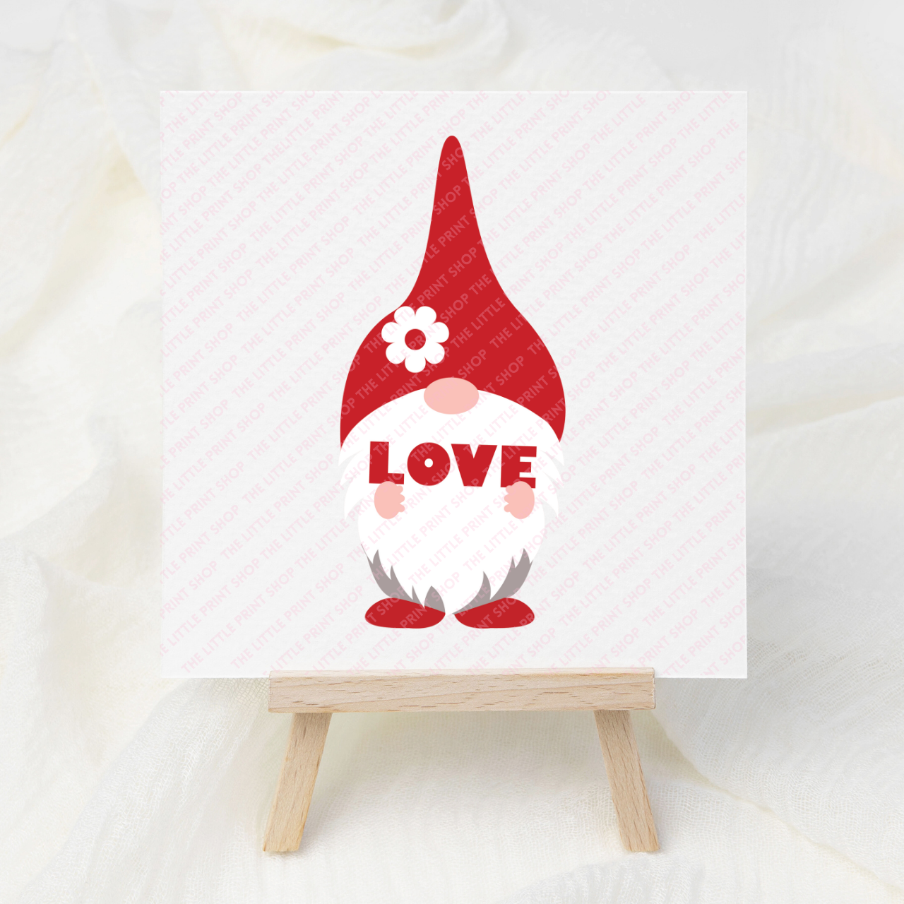 Gnome Love Sign - UV DTF 3 inch Decal