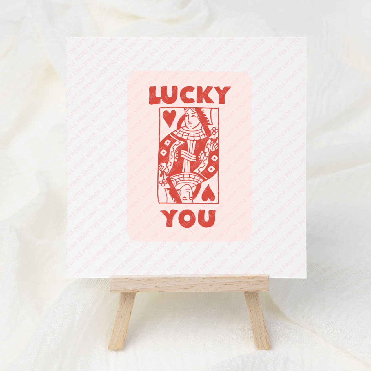 Lucky You Card - UV DTF 3 inch Decal