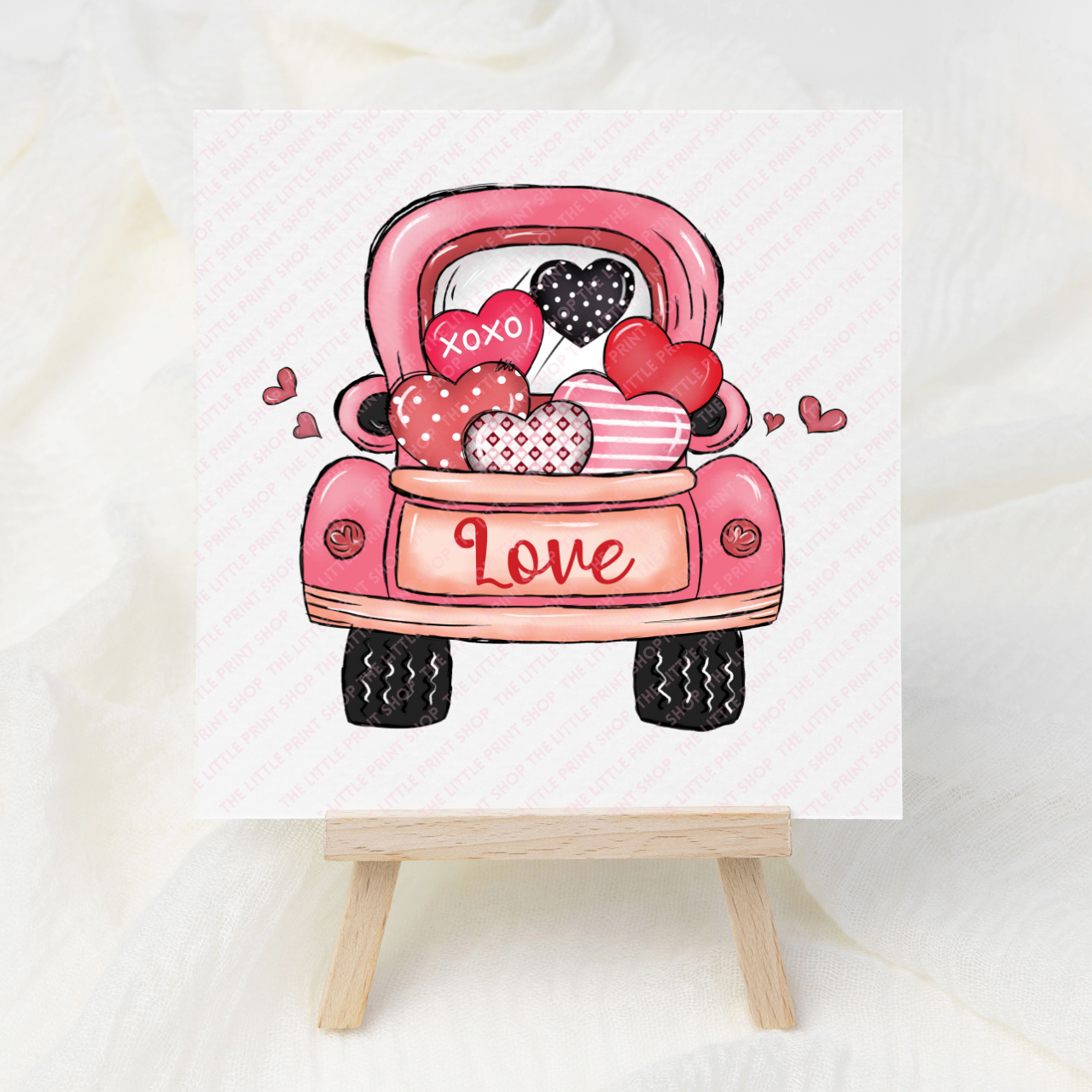 Love Truck - UV DTF 3 inch Decals