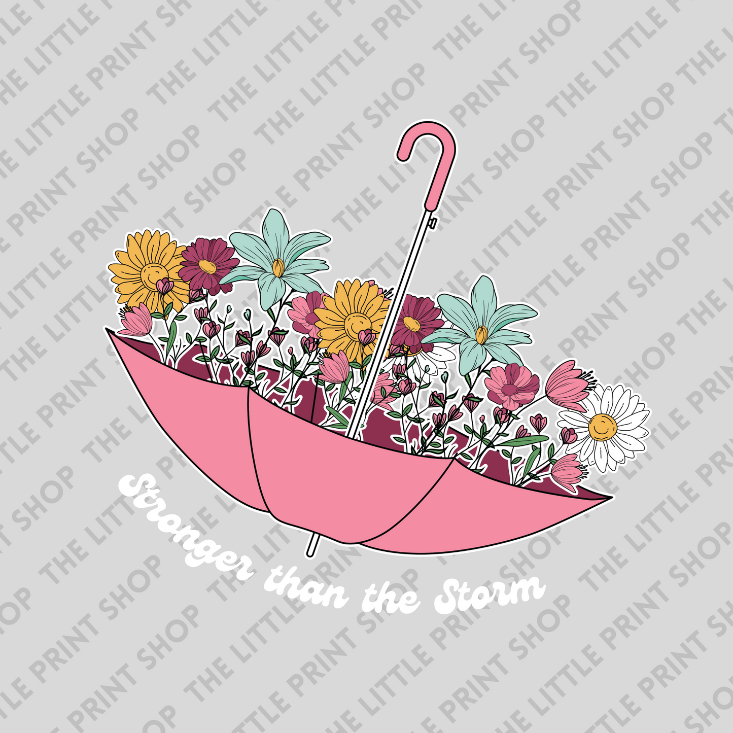 Stronger Than A Storm - UV DTF 3inch Decal