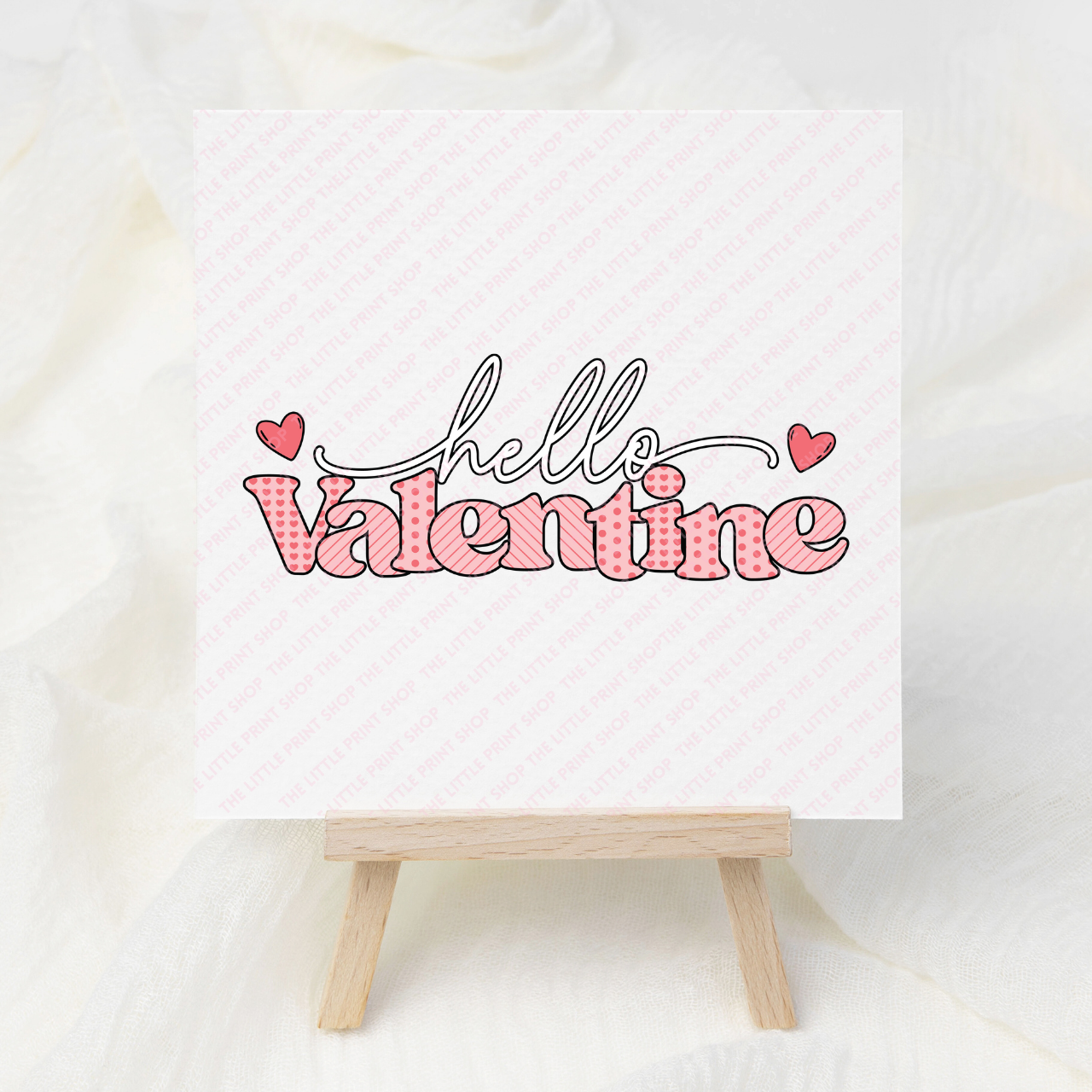 Hello Valentine - UV DTF 3 inch Decals