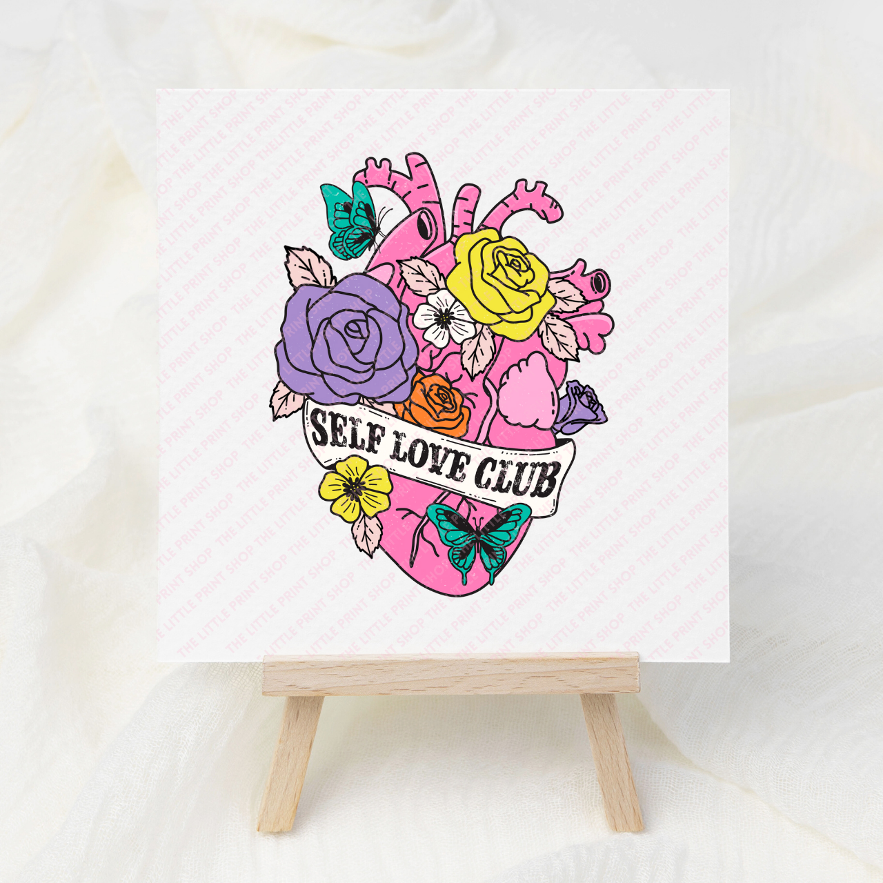 Self Love Club - UV DTF 3 inch Decals