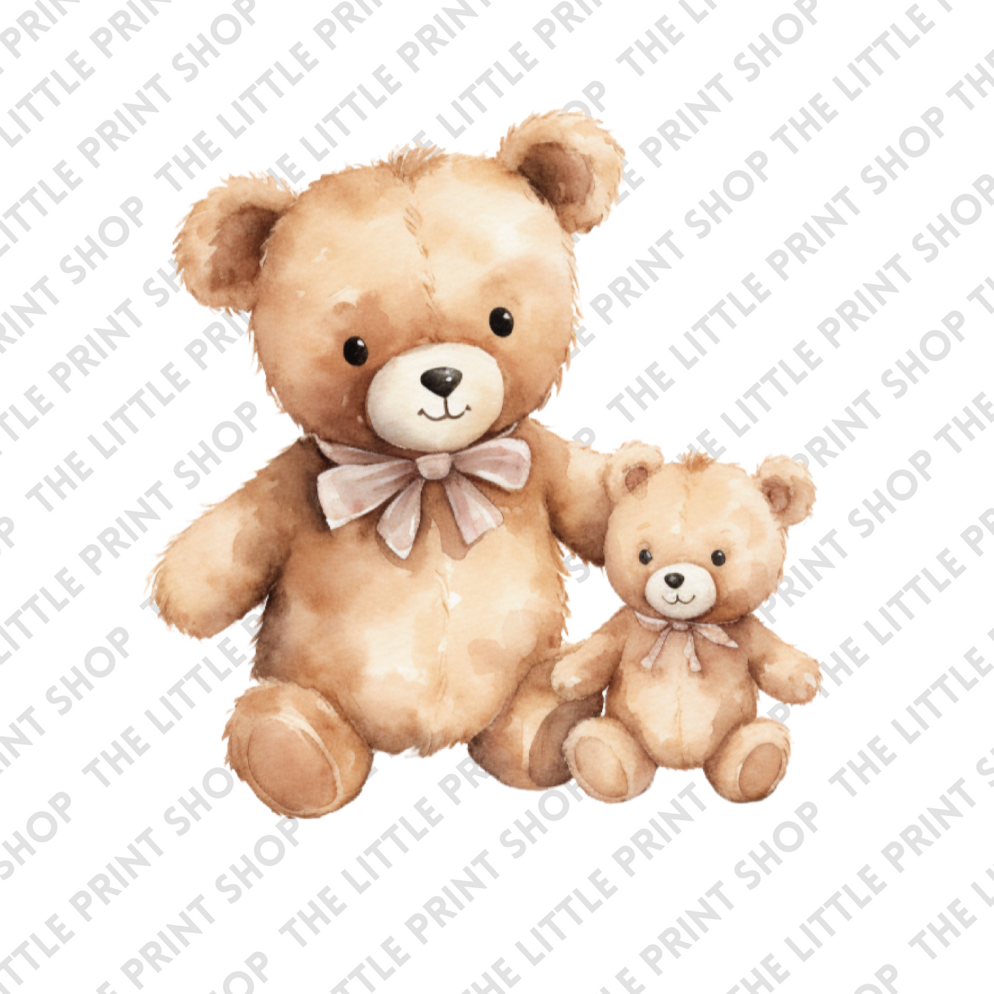 Mummy & Baby Bear - UV DTF 3 inch Decals