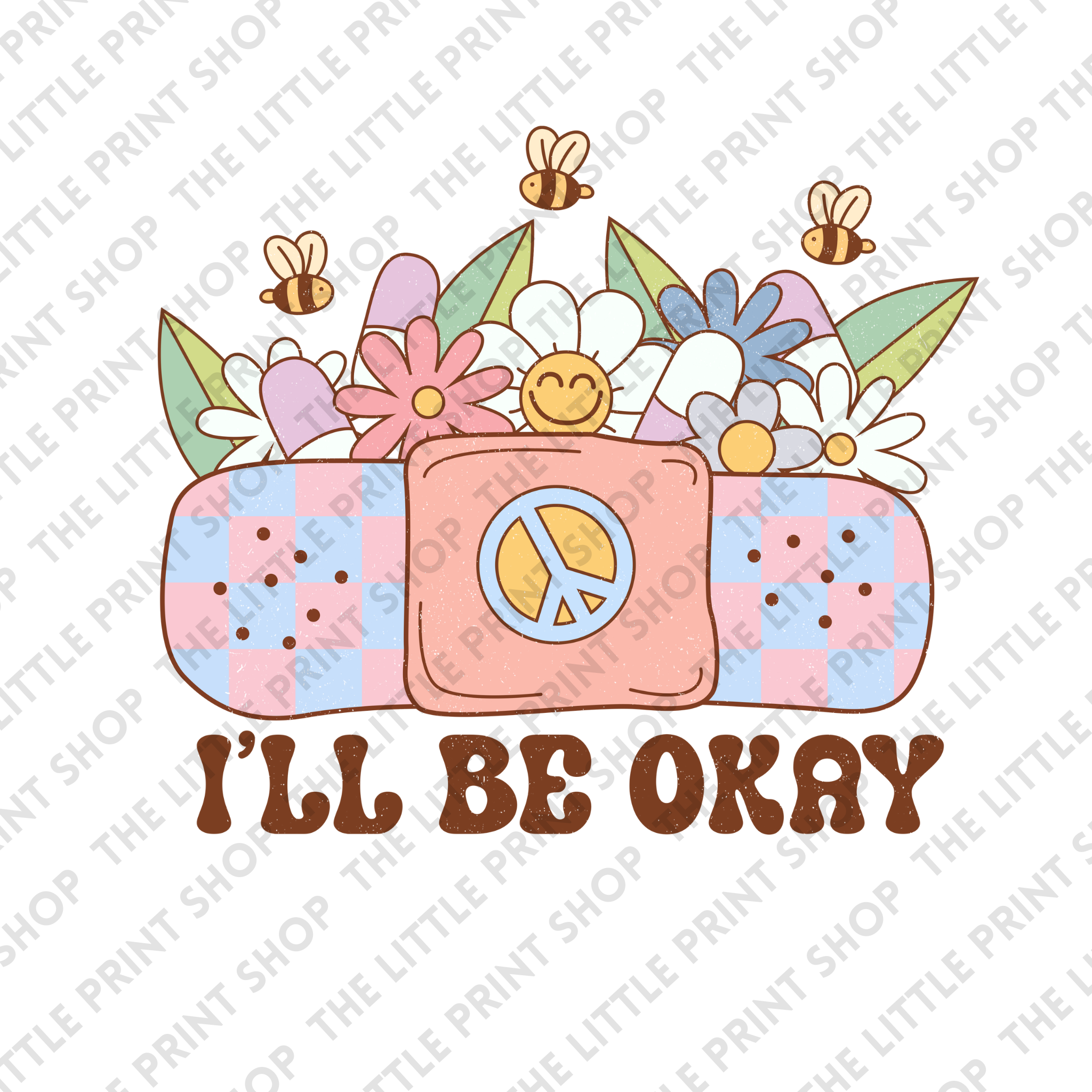 I'll Be Okay - UV DTF 3 inch Decals – Little Print Shop