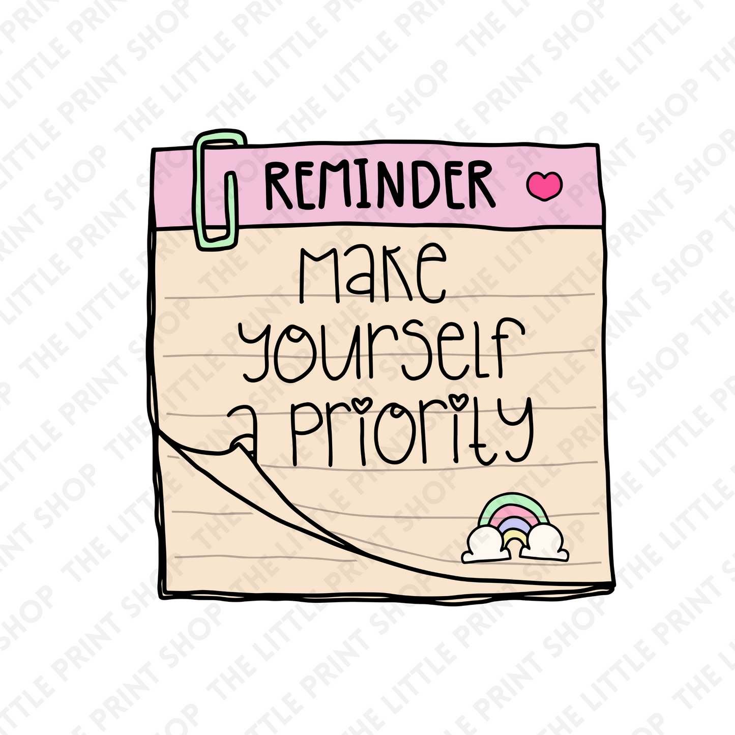 Priority Reminder - UV DTF 3 inch Decals