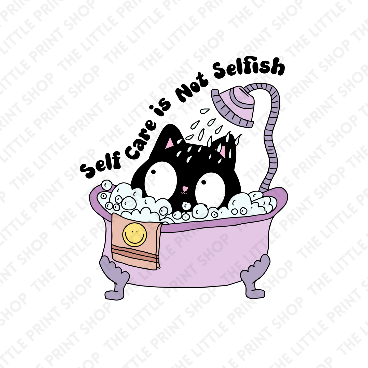 Self Care Bath - UV DTF 3 inch Decals