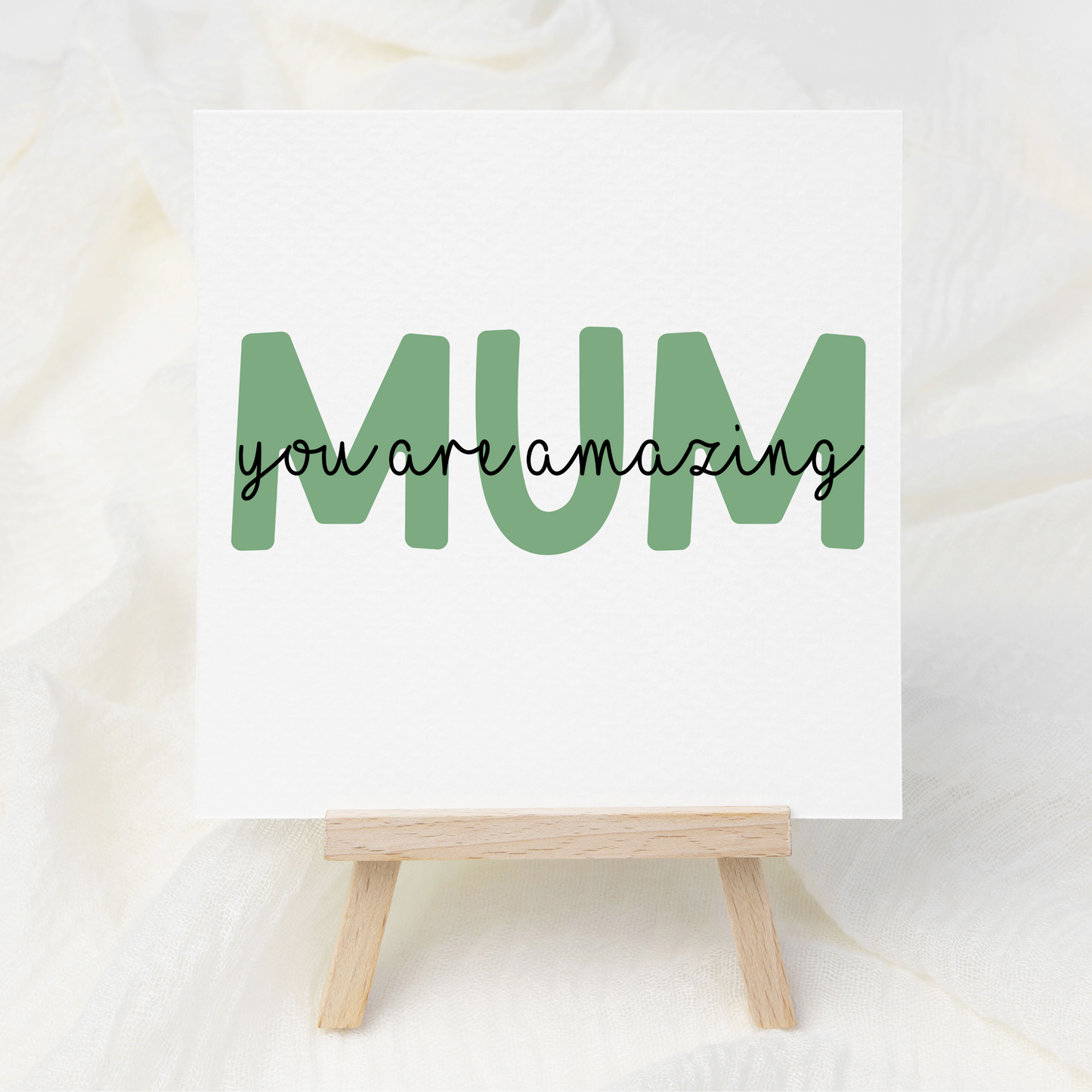 MUM - You Are Amazing - Green - UV DTF 3 inch Decals